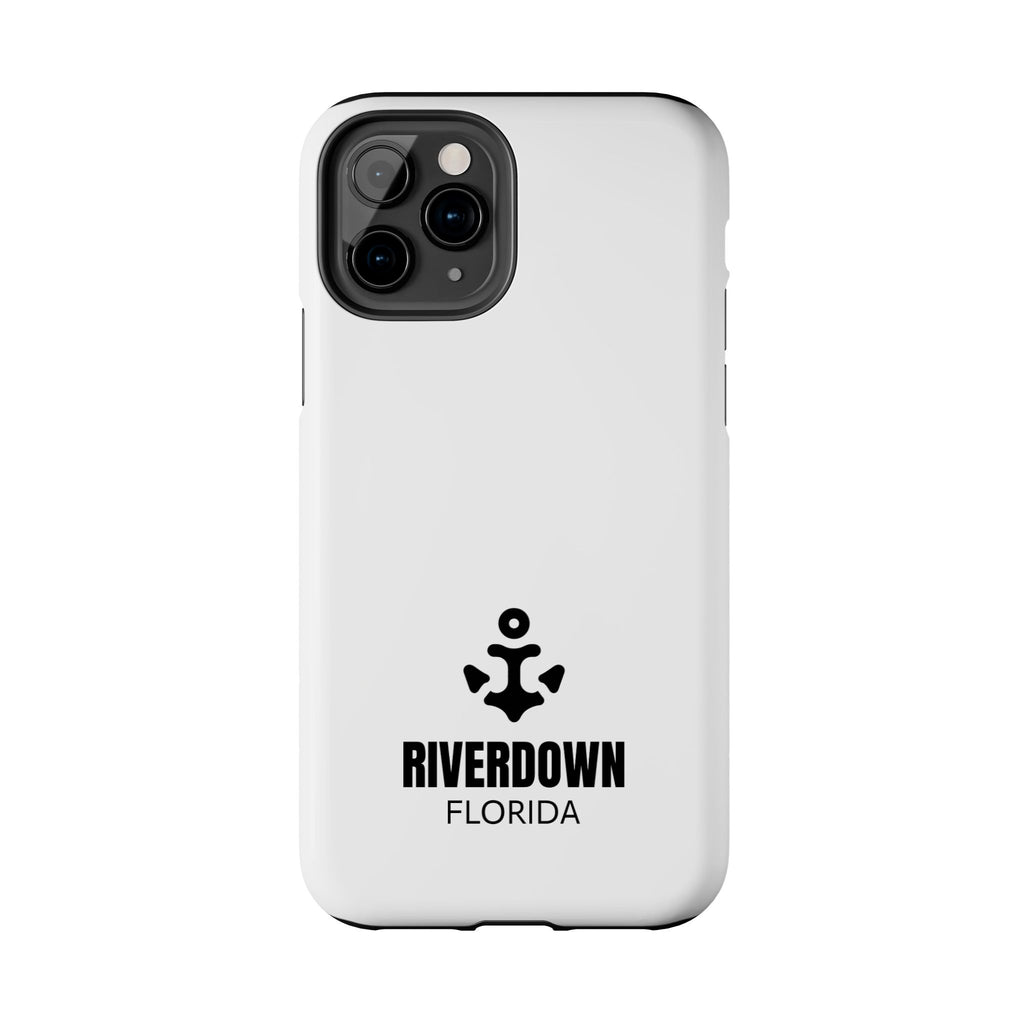 924 - Phone Case White Cap Riverdown Florida Tough Phone Case – Slim Protective iPhone Cover with R|D Logo
