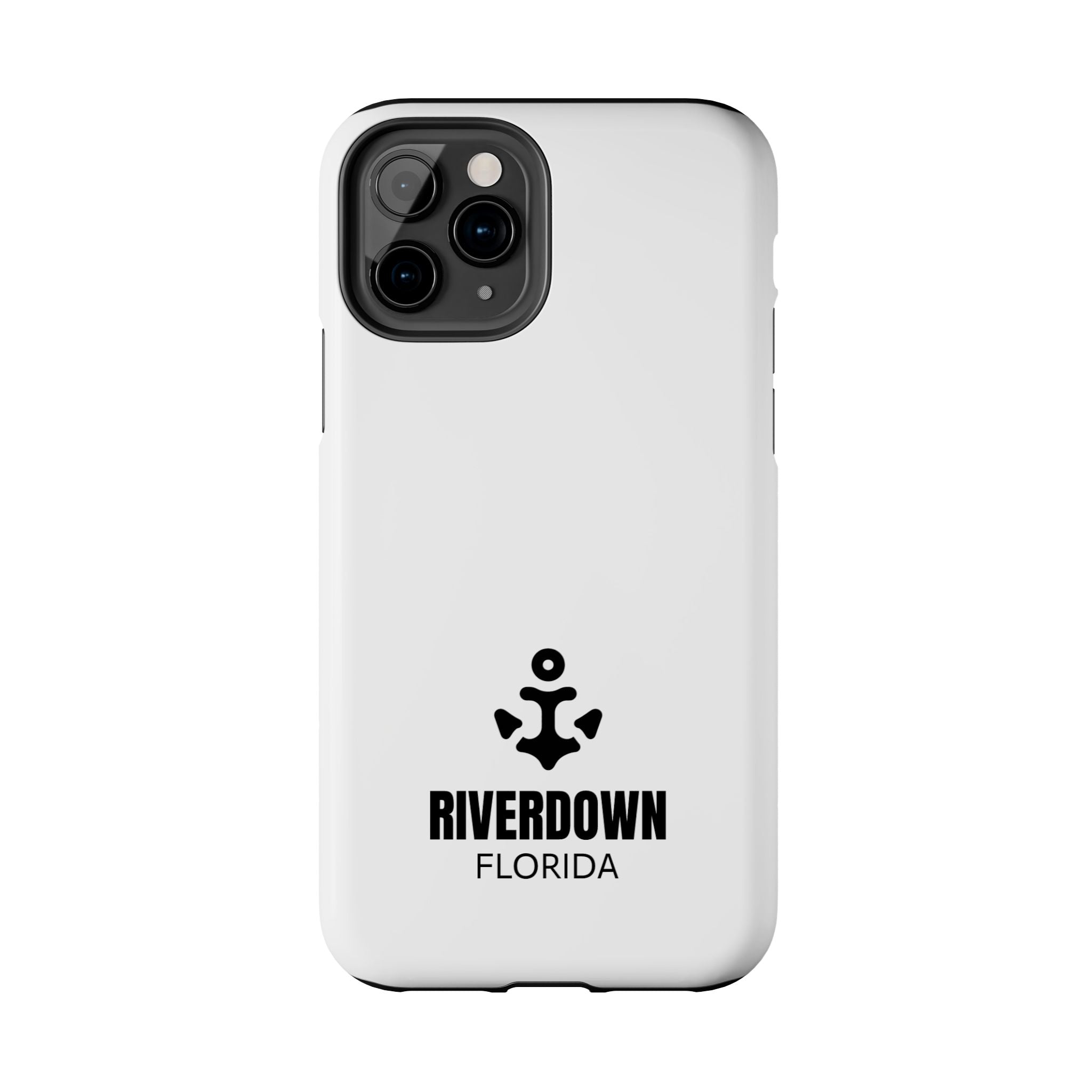 924 - Phone Case White Cap Riverdown Florida Tough Phone Case – Slim Protective iPhone Cover with R|D Logo