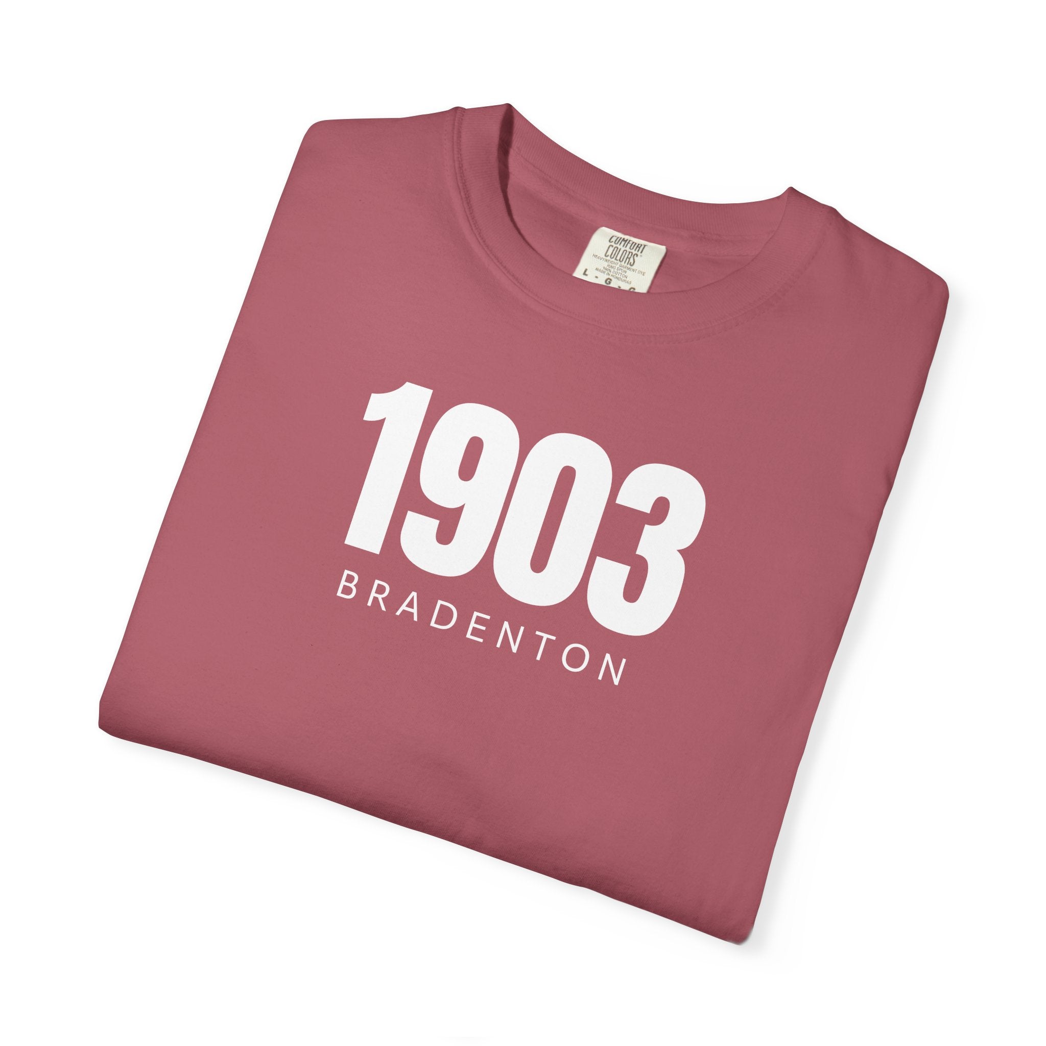 101 - Tee Multi Colors Bradenton 1903 Classic Tee — Minimalist Initials T-Shirt
