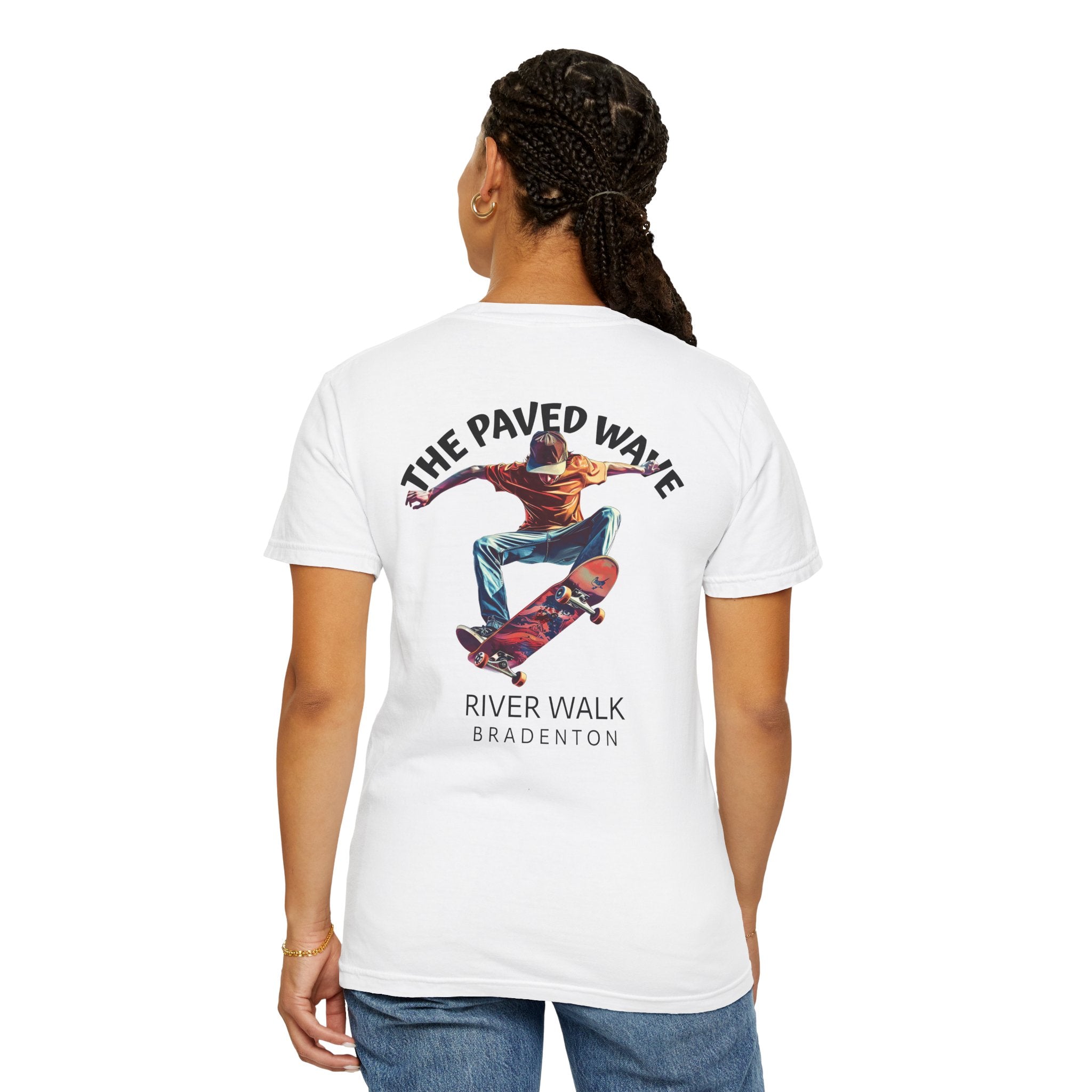 10 - Tee Multi Colors Paved Wave -  Minimalist Initials T-Shirt