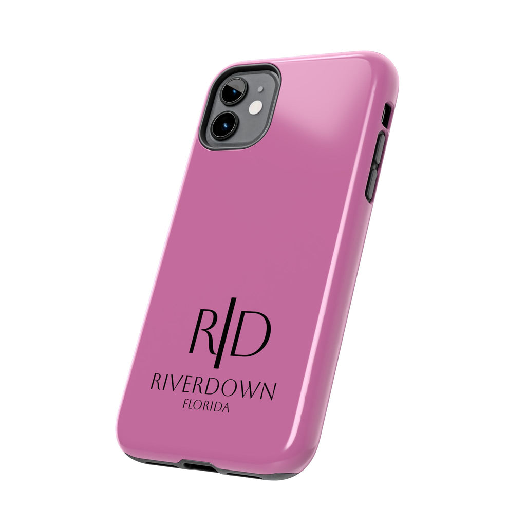 924 - Phone Case Pink Peddle Riverdown Florida Tough Phone Case – Slim Protective iPhone Cover with R|D Logo