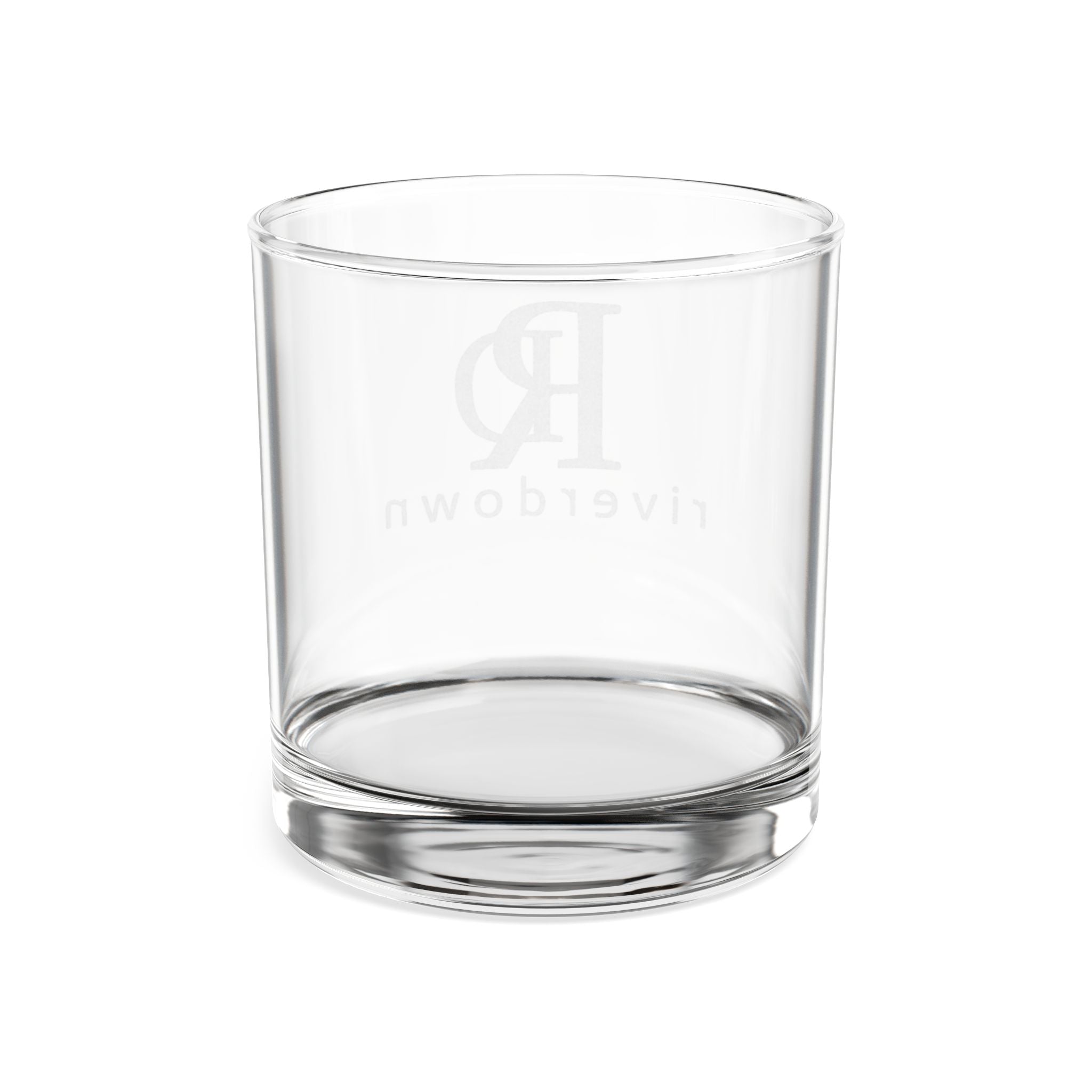922 - Engraved Glass 10.5oz — Personalized Monogram 'RD' Rocks Glass