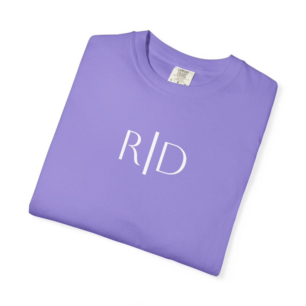 101 -  Tee Multi Colors Monogram R|D River Down Shop Classic Tee — Minimalist Initials T-Shirt