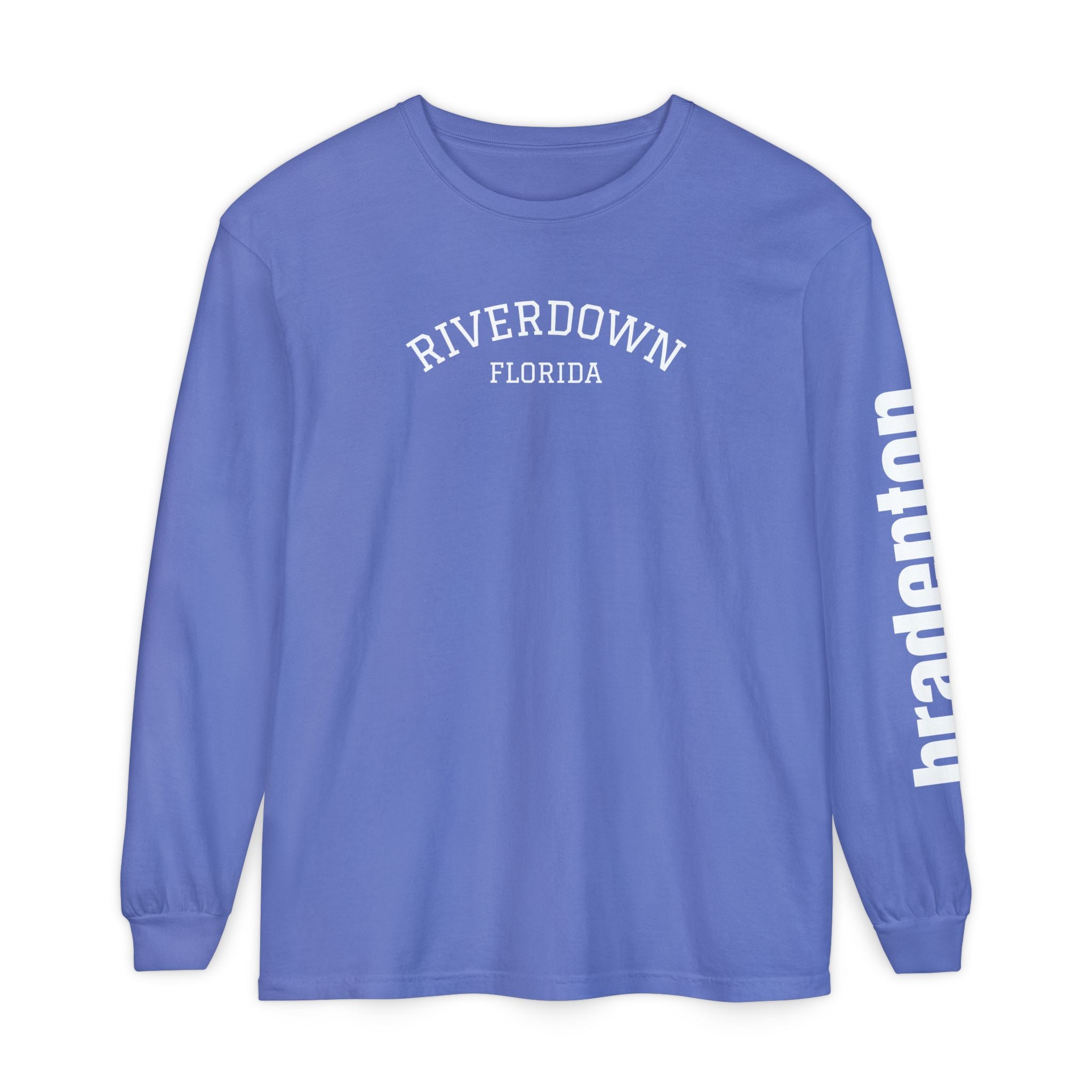 2 - Long Sleeve Bradenton Tee Multi Colors 'R|D' — Florida Sleeve Graphic