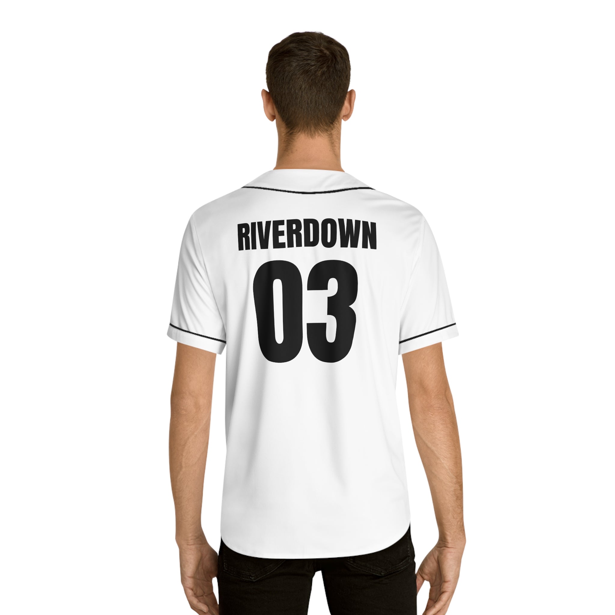 12 - Spring Training Baseball Jersey — Men’s White Logo Team Shirt