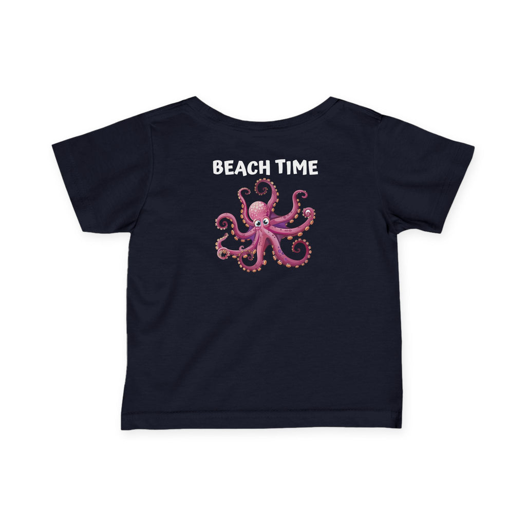 101 - Infant Tee —  Beach Time 2 Monogram Logo Baby Shirt