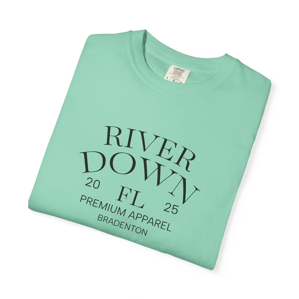 101 -  Tee Multi Colors Monogram R|D Plain Back Classic Tee — Minimalist Initials T-Shirt