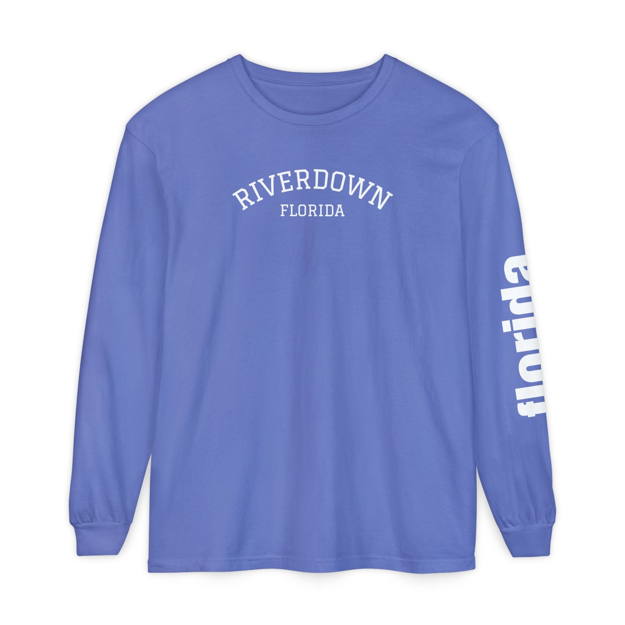 2 - Long Sleeve Tee Multi Colors 'R|D' — Florida Sleeve Graphic
