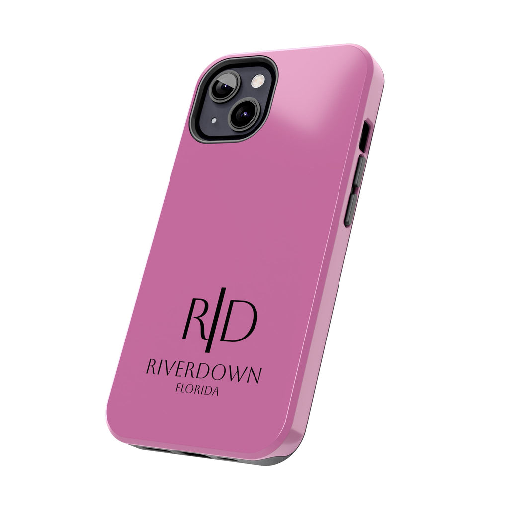 924 - Phone Case Pink Peddle Riverdown Florida Tough Phone Case – Slim Protective iPhone Cover with R|D Logo