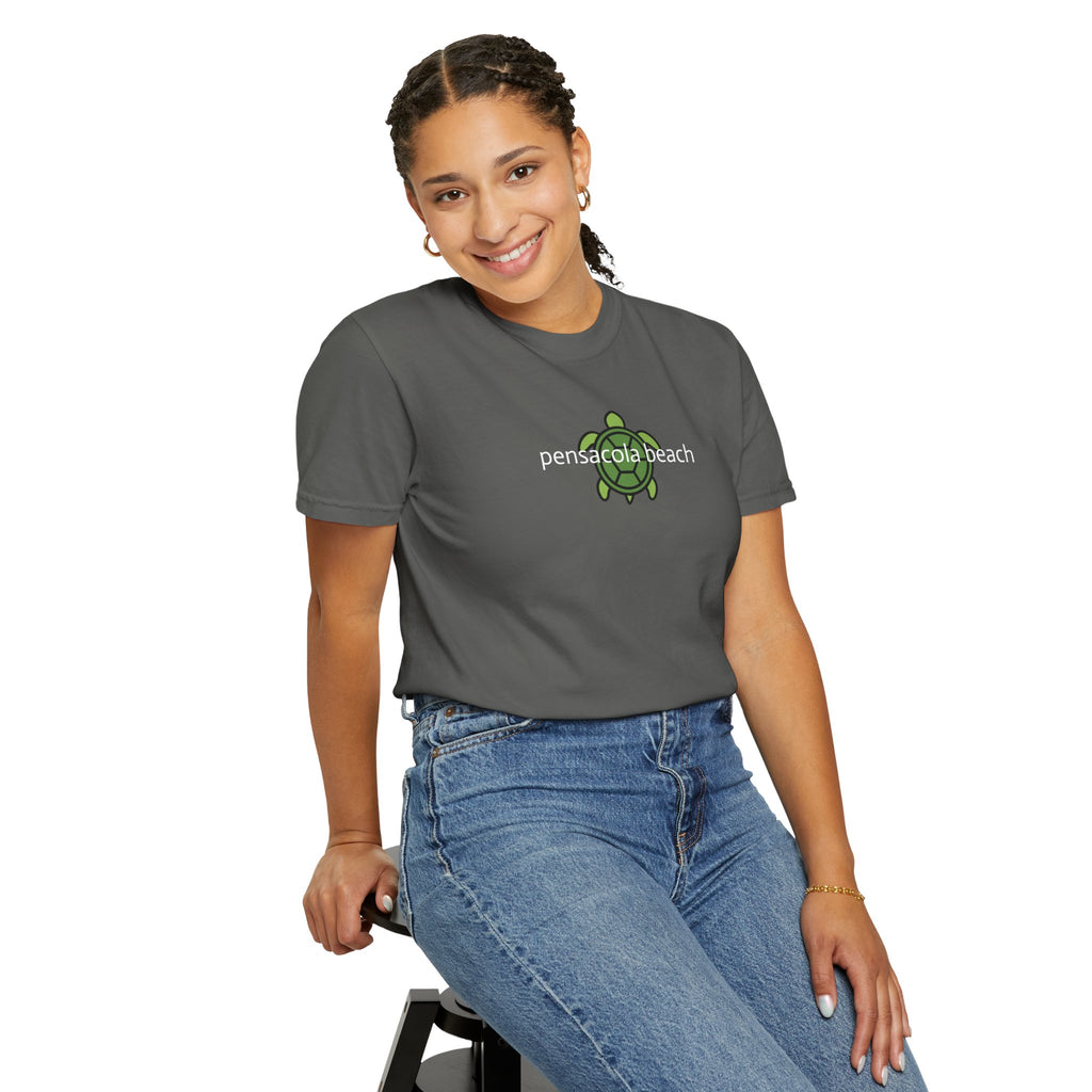 931 - Tee Multi Colors Sea Turtle Pensacola Beach - T-Shirt