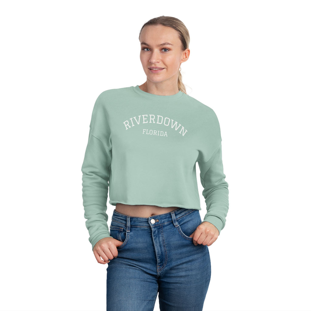 3 - Sweatshirt  Multi Colors Cropped — Minimal Monogram RD Women's Cozy Crop