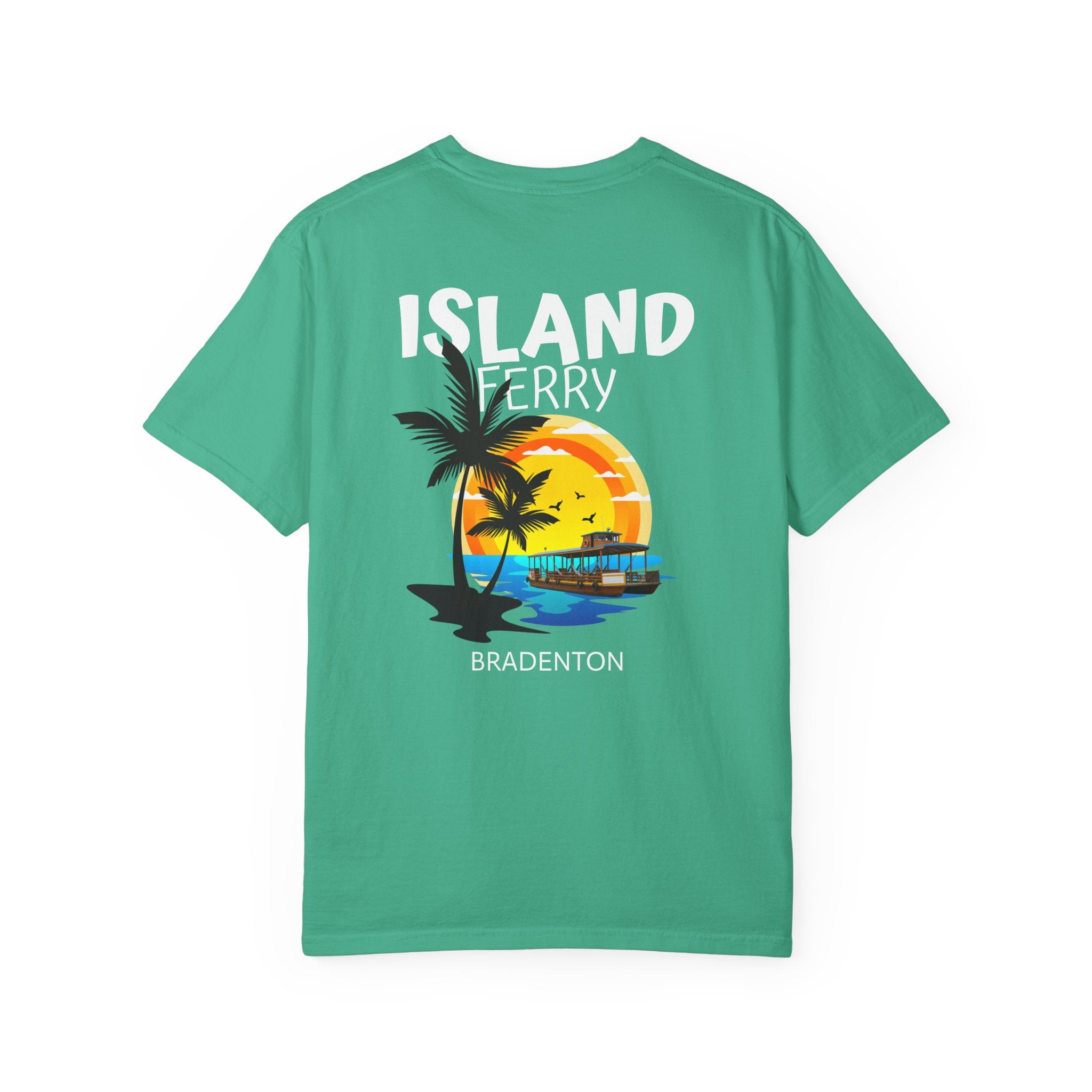 10 - Tee Multi Colors Island Ferry -  Minimalist Initials T-Shirt