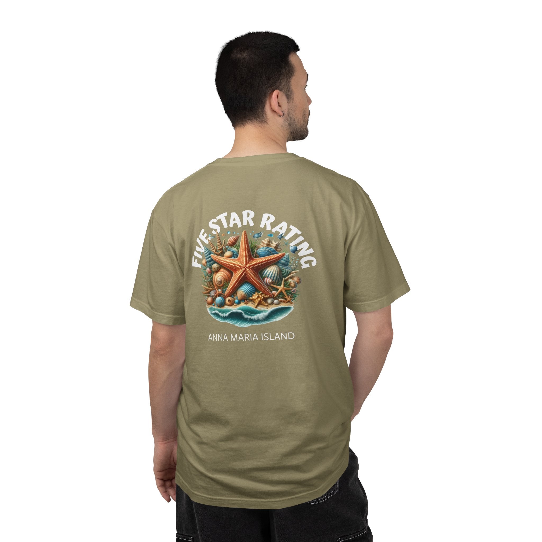 10 - Tee Multi Colors Five Star Rating 2 -  Minimalist Initials T-Shirt