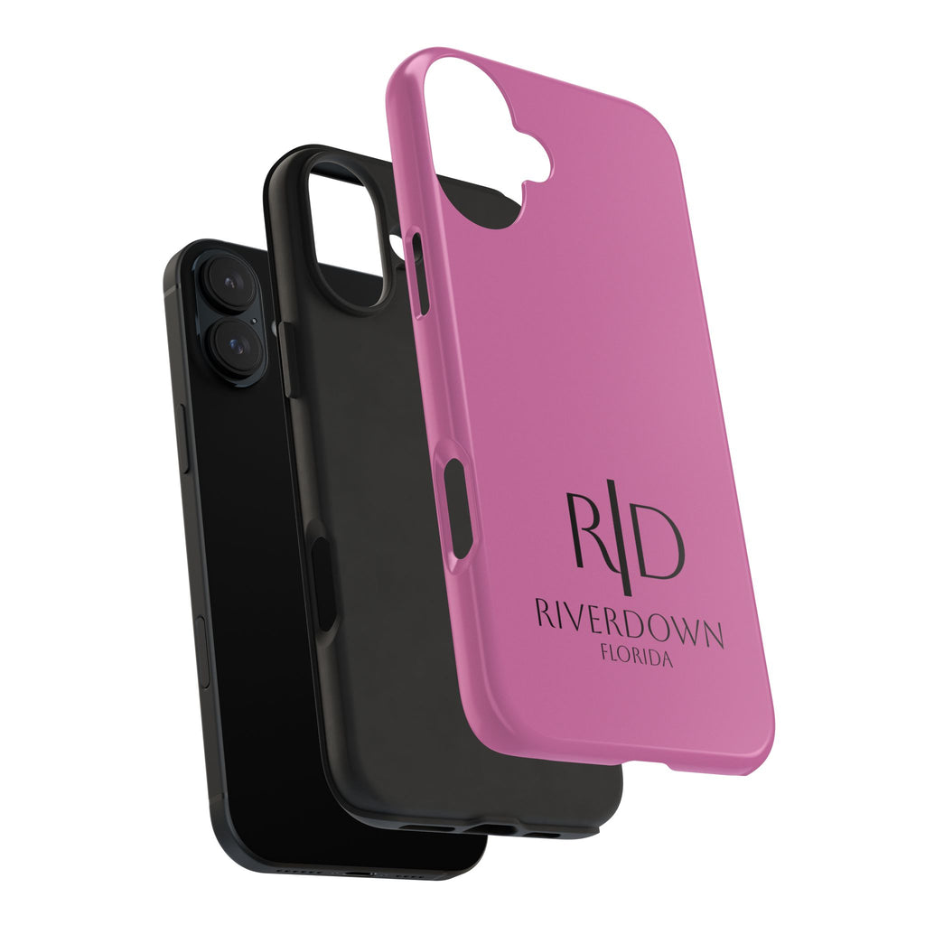 924 - Phone Case Pink Peddle Riverdown Florida Tough Phone Case – Slim Protective iPhone Cover with R|D Logo
