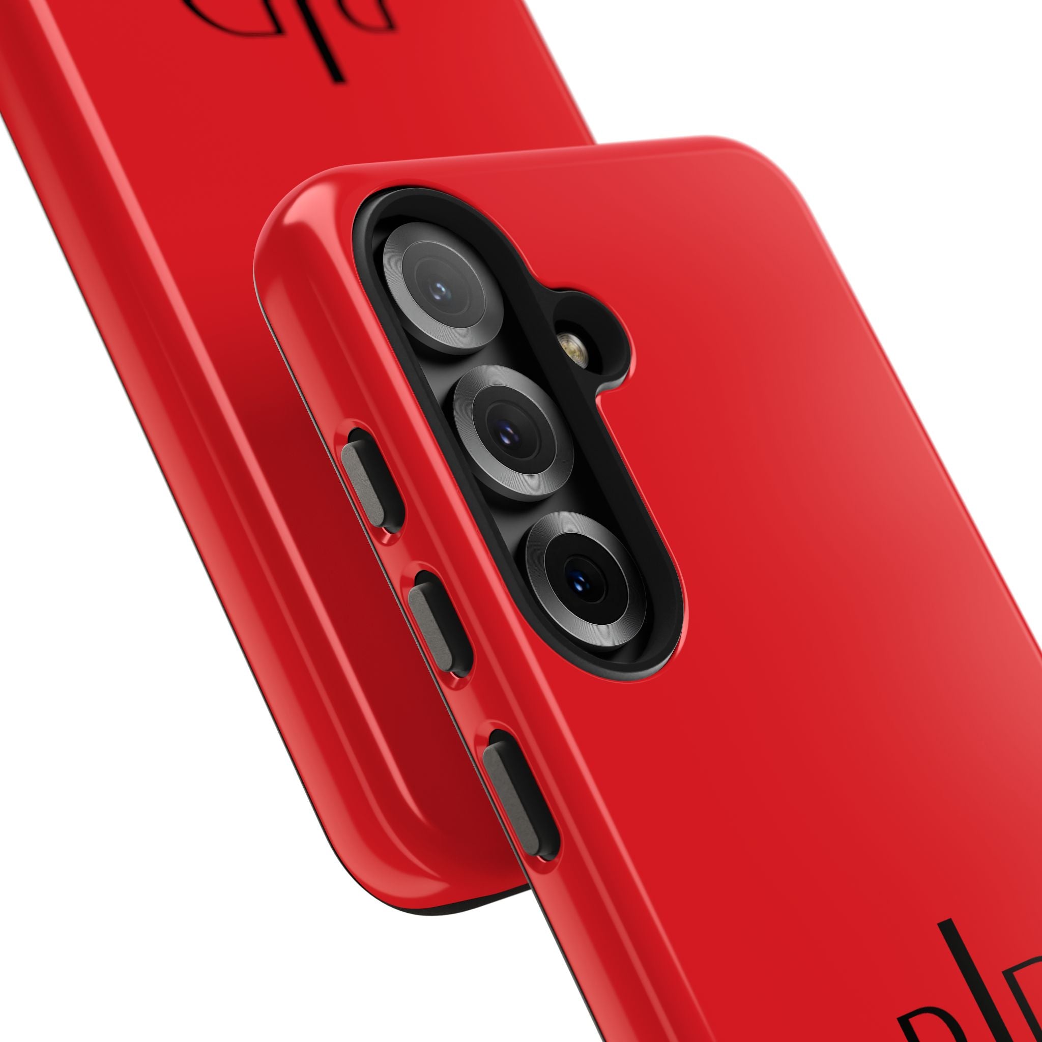 924 - Phone Case Red Berry — Durable Protective Phone Cover with Monogram Logo