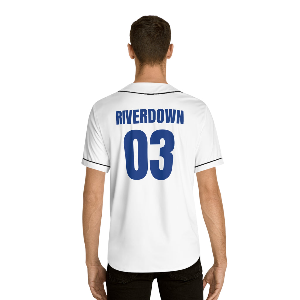 12 - Spring Training Baseball Jersey — Men’s White Logo Team Shirt