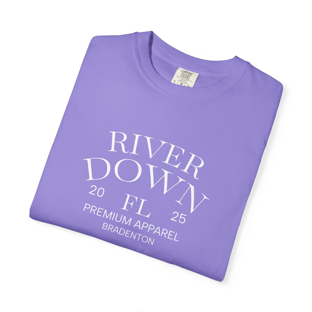 101 -  Tee Multi Colors Monogram R|D Plain Back Classic Tee — Minimalist Initials T-Shirt