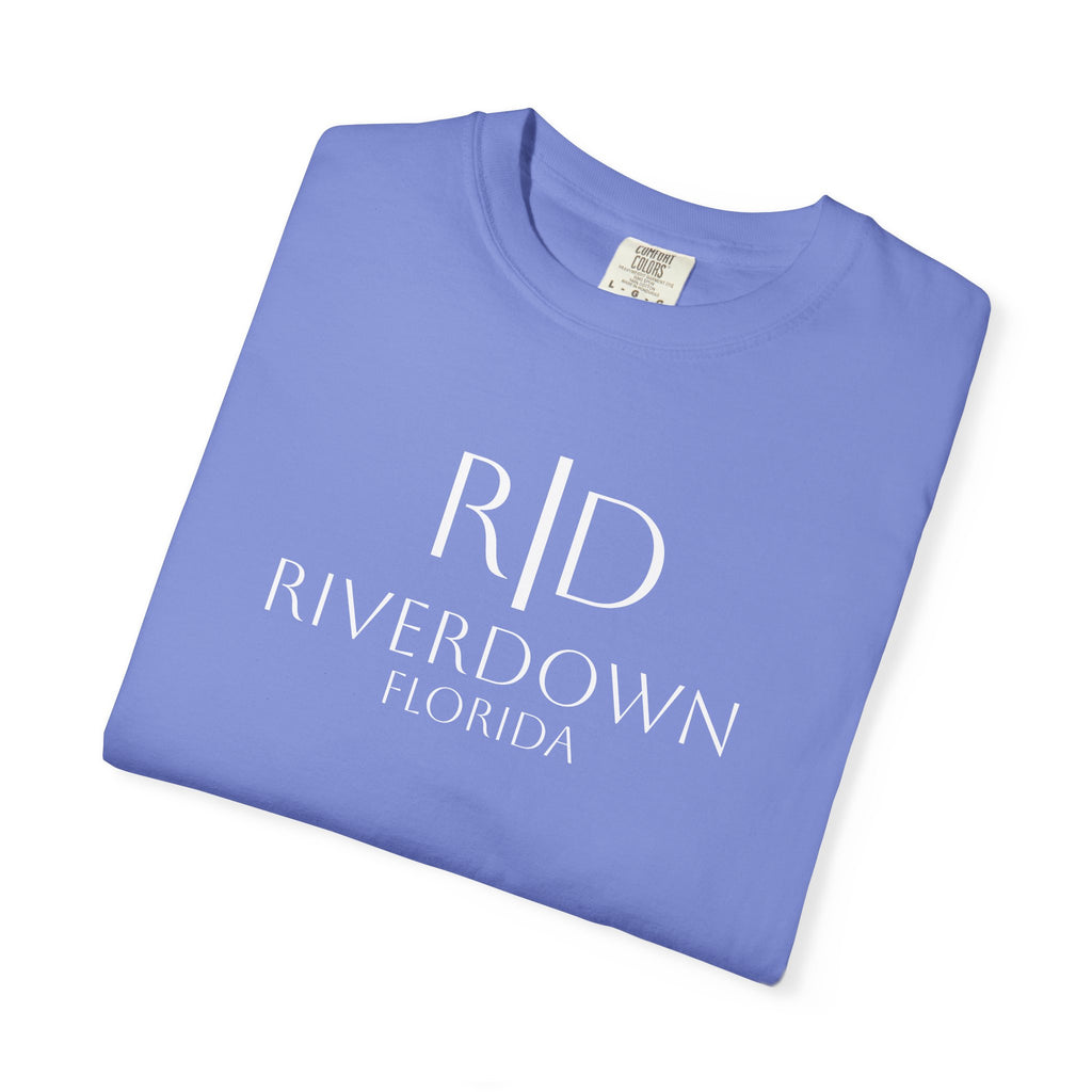 10 - Tee Multi Colors Sunset Relaxation — Minimalist Initials T-Shirt