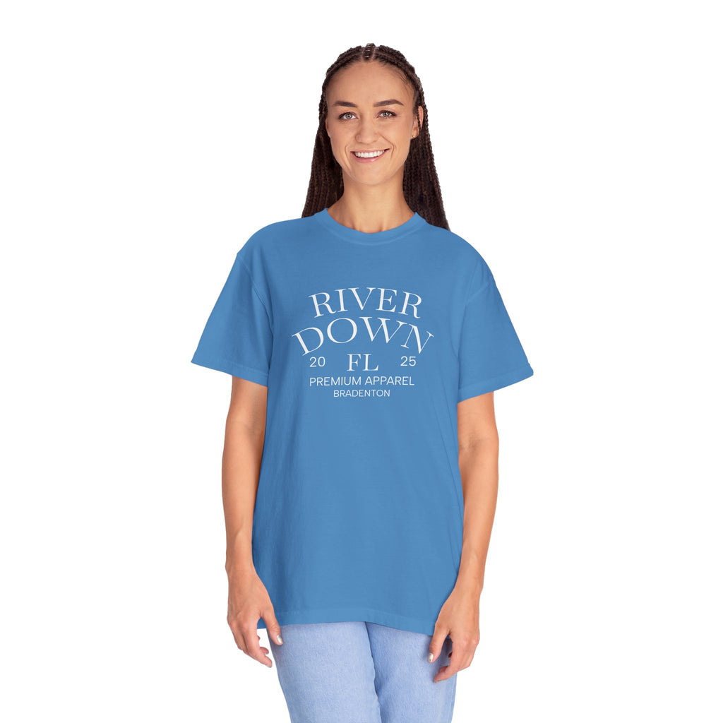 101 -  Tee Multi Colors Monogram R|D Plain Back Classic Tee — Minimalist Initials T-Shirt