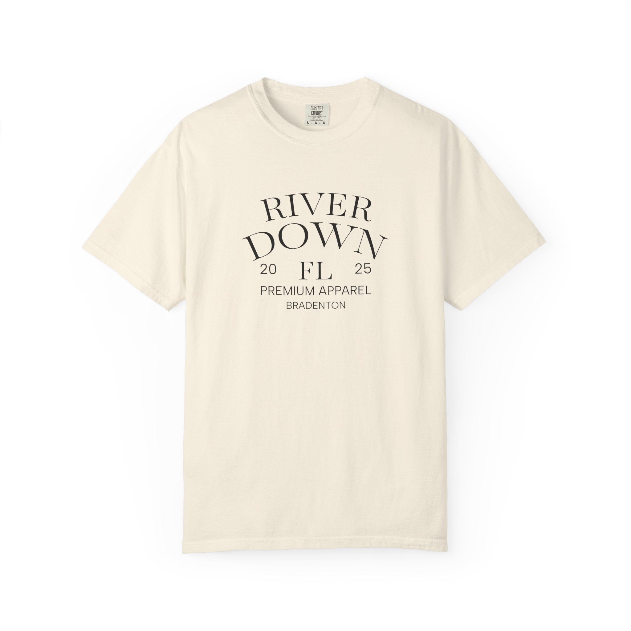 101 -  Tee Multi Colors Monogram R|D Plain Back Classic Tee — Minimalist Initials T-Shirt