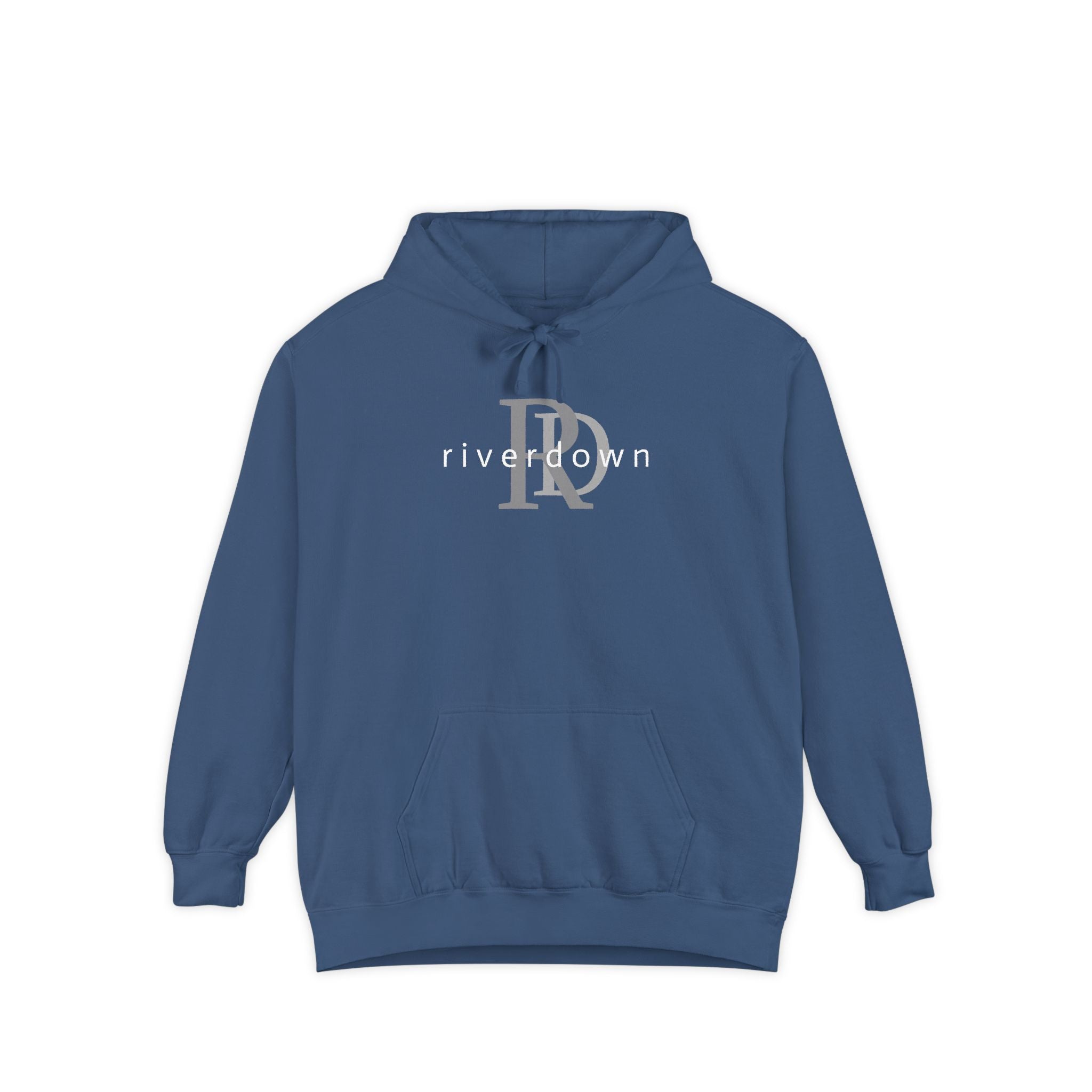 4 - Riverdown Embroidered Hoodie — Soft Garment-Dyed Graphic Hoodie