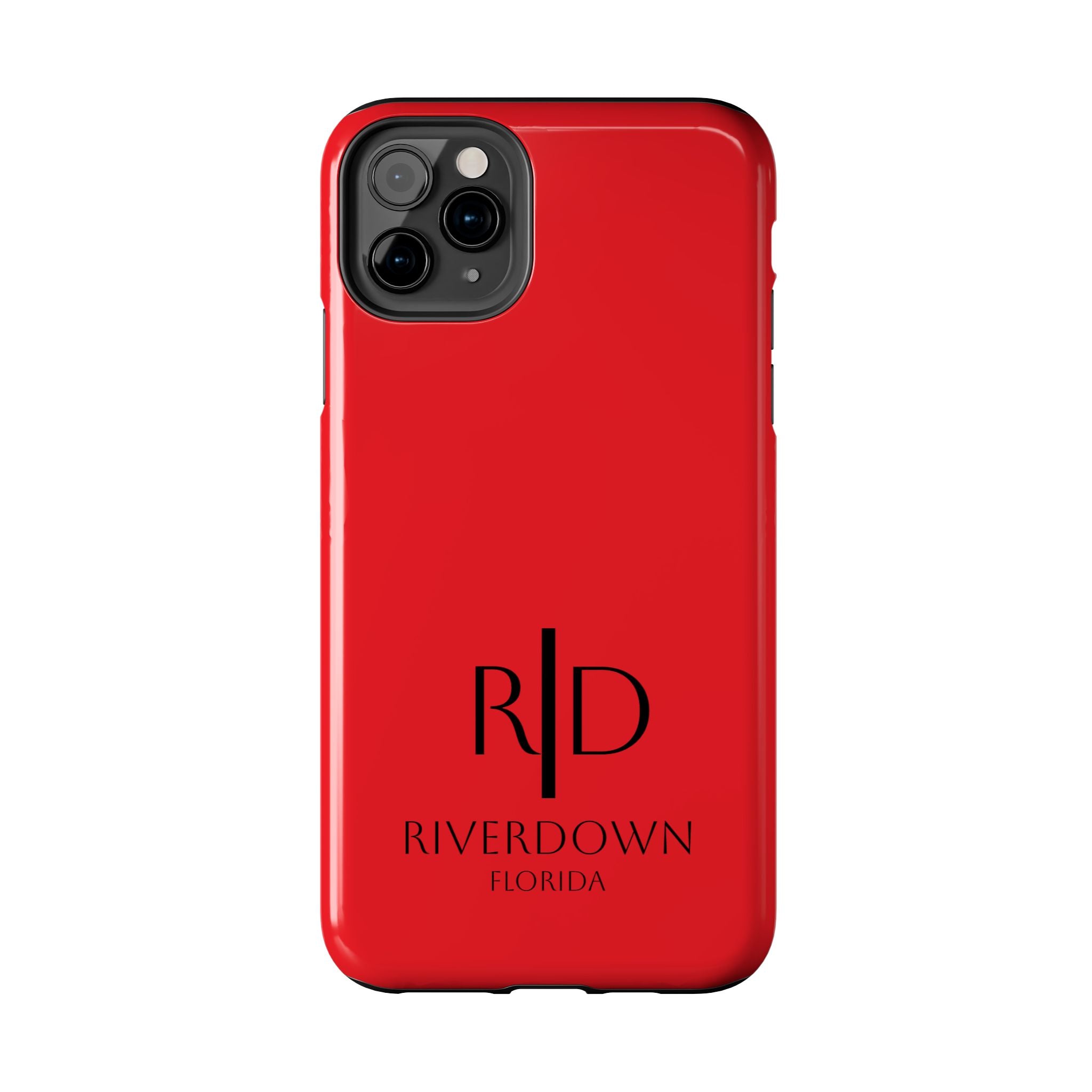 924 - Phone Case Red Berry — Durable Protective Phone Cover with Monogram Logo