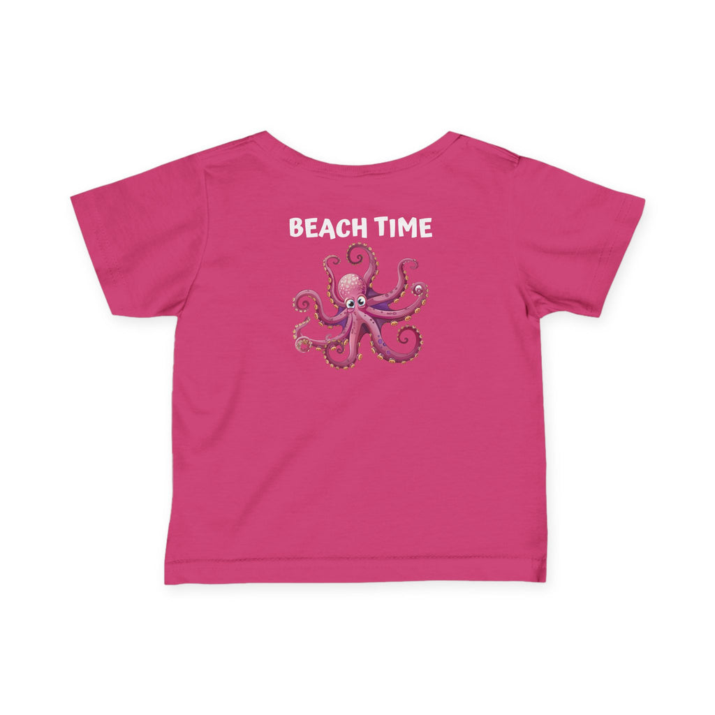 101 - Infant Tee —  Beach Time 2 Monogram Logo Baby Shirt