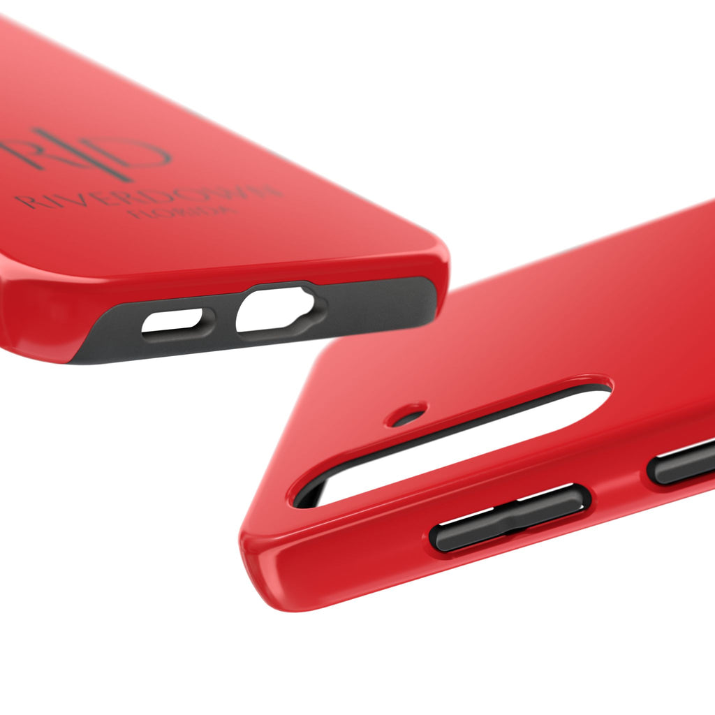 924 - Phone Case Red Berry — Durable Protective Phone Cover with Monogram Logo