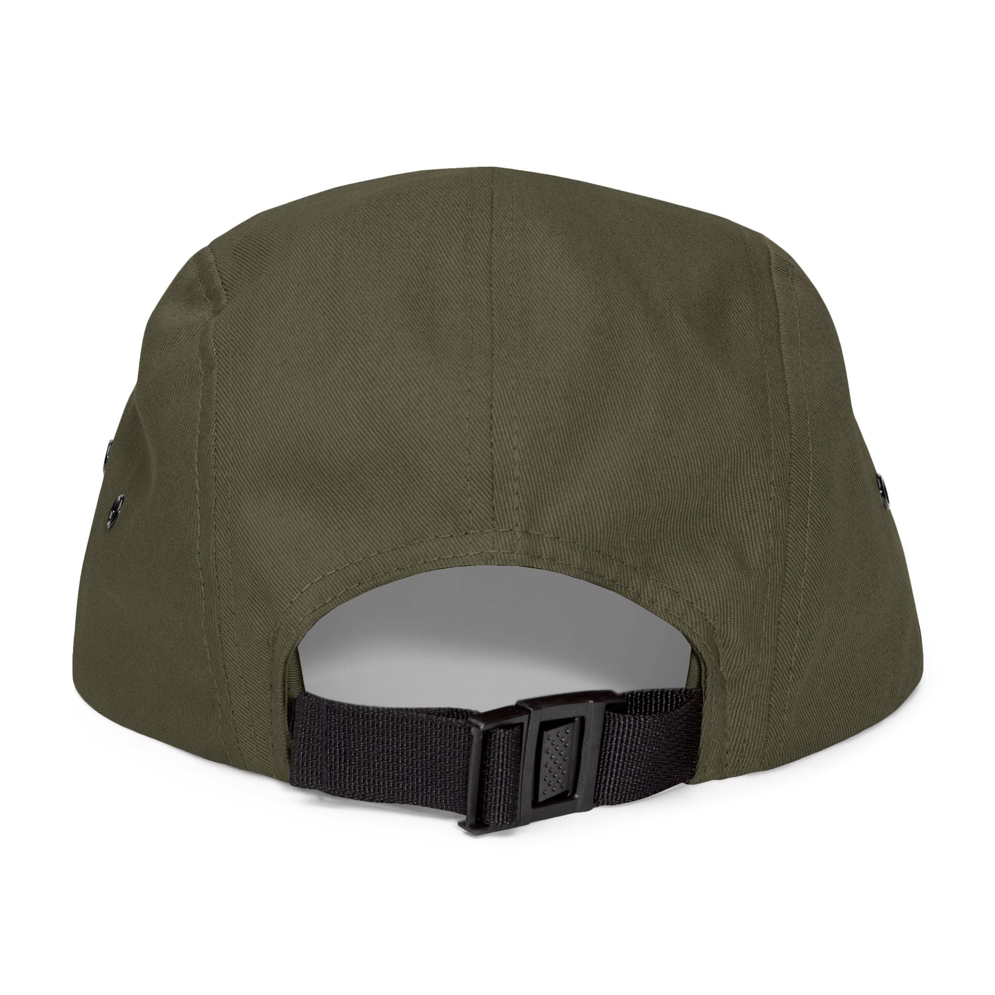 92 - Riverdown Embroidered 5-Panel Cap — Minimal Logo Hat for Everyday Wear