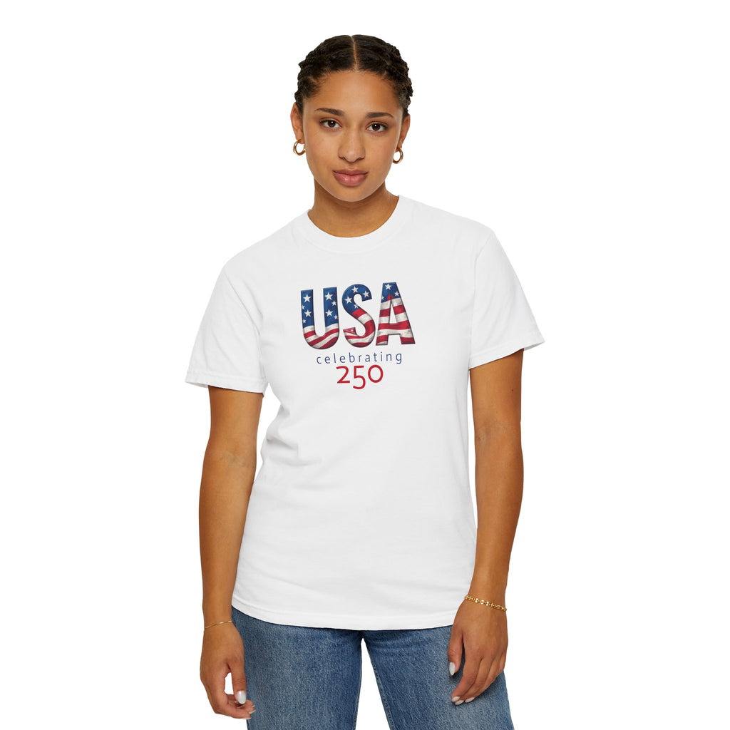 10  - Tee Multi Colors USA Celebrating 250 - T-Shirt