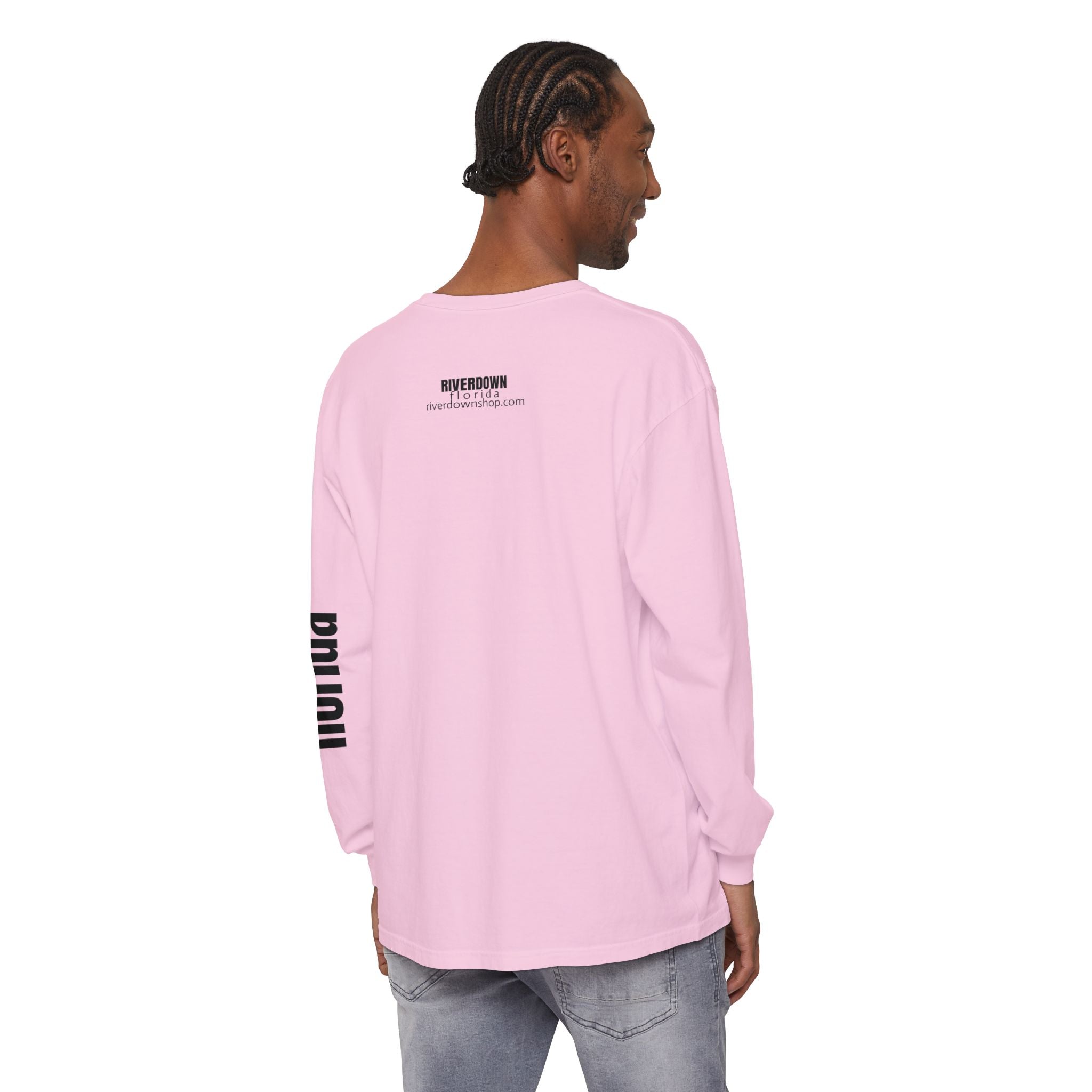 2 - Long Sleeve Tee Multi Colors RD Overlay — Florida Sleeve Graphic