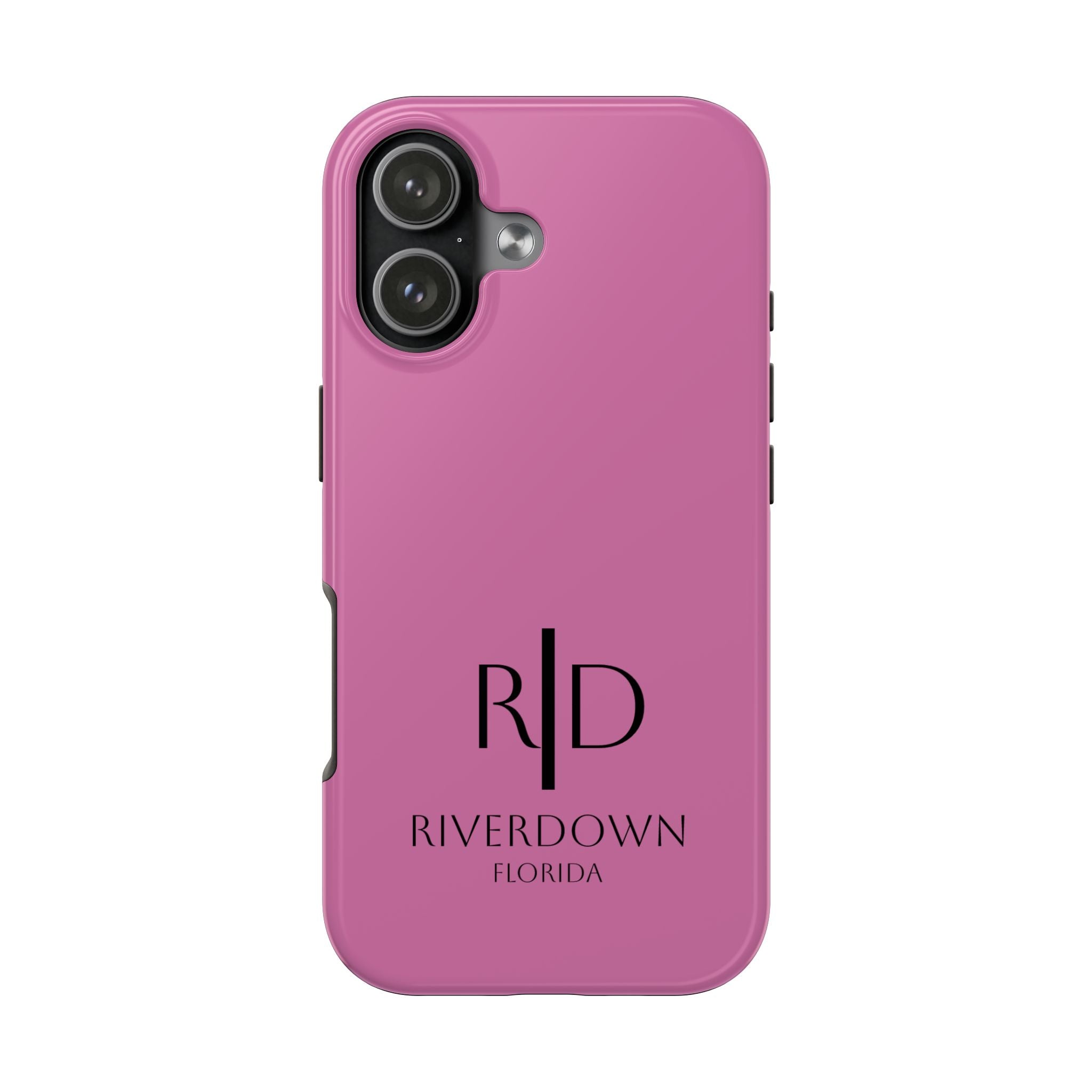 924 - Phone Case Pink Peddle — Durable Protective Phone Cover with Monogram Logo