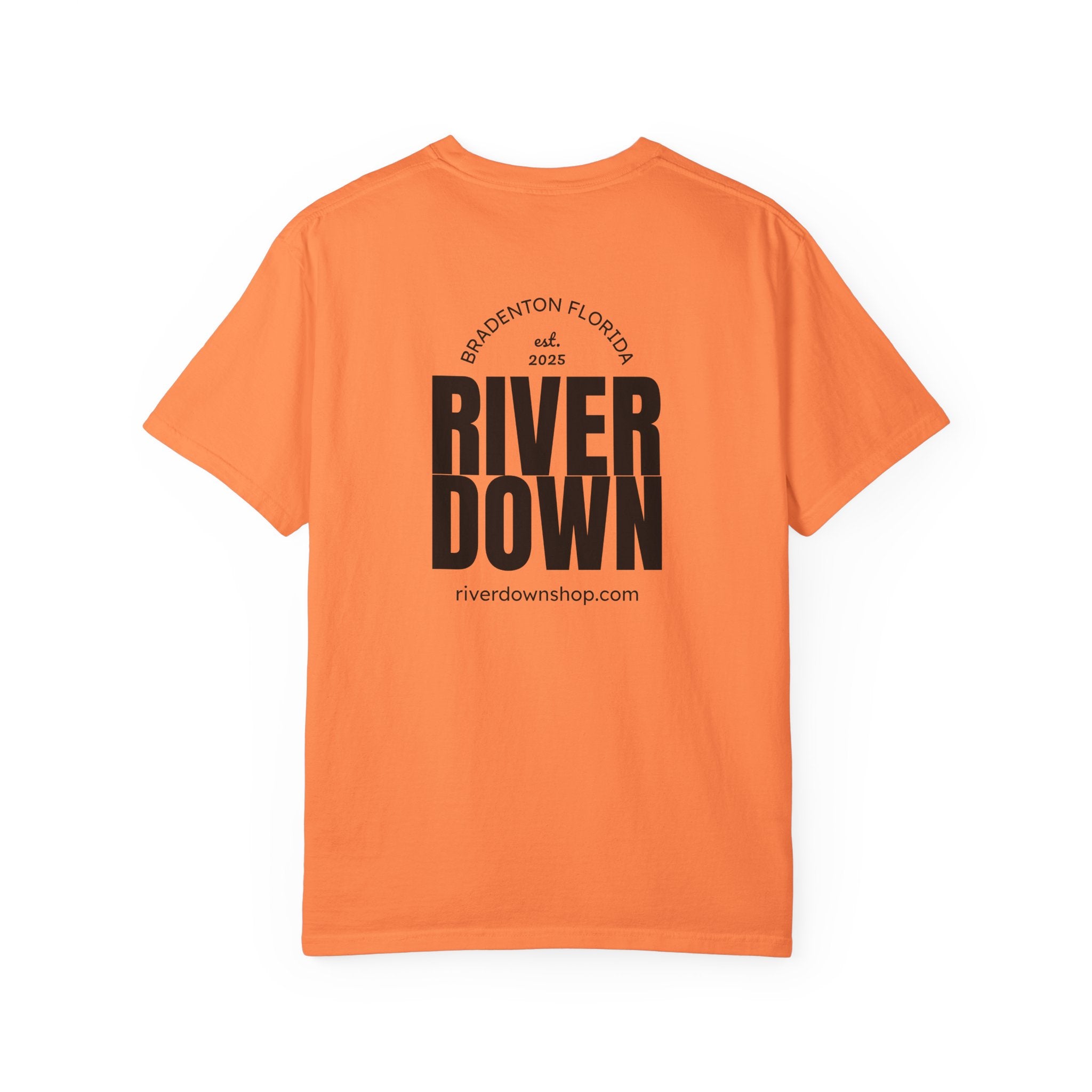 101 - Tee Multi Colors Monogram R|D River Down Shop Classic Tee — Minimalist Initials T-Shirt