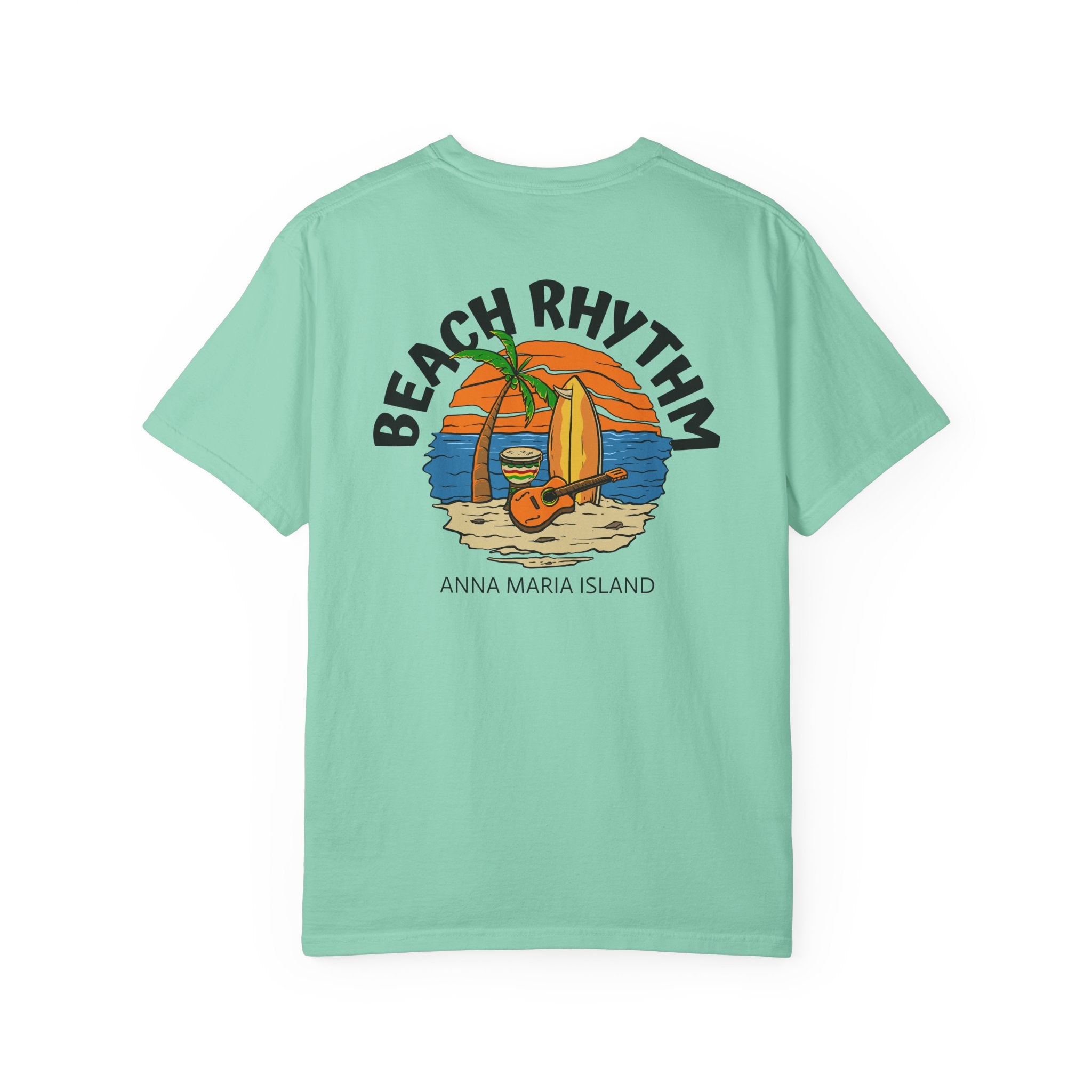 10 - Tee Multi Colors Beach Rhythm Minimalist Initials T-Shirt