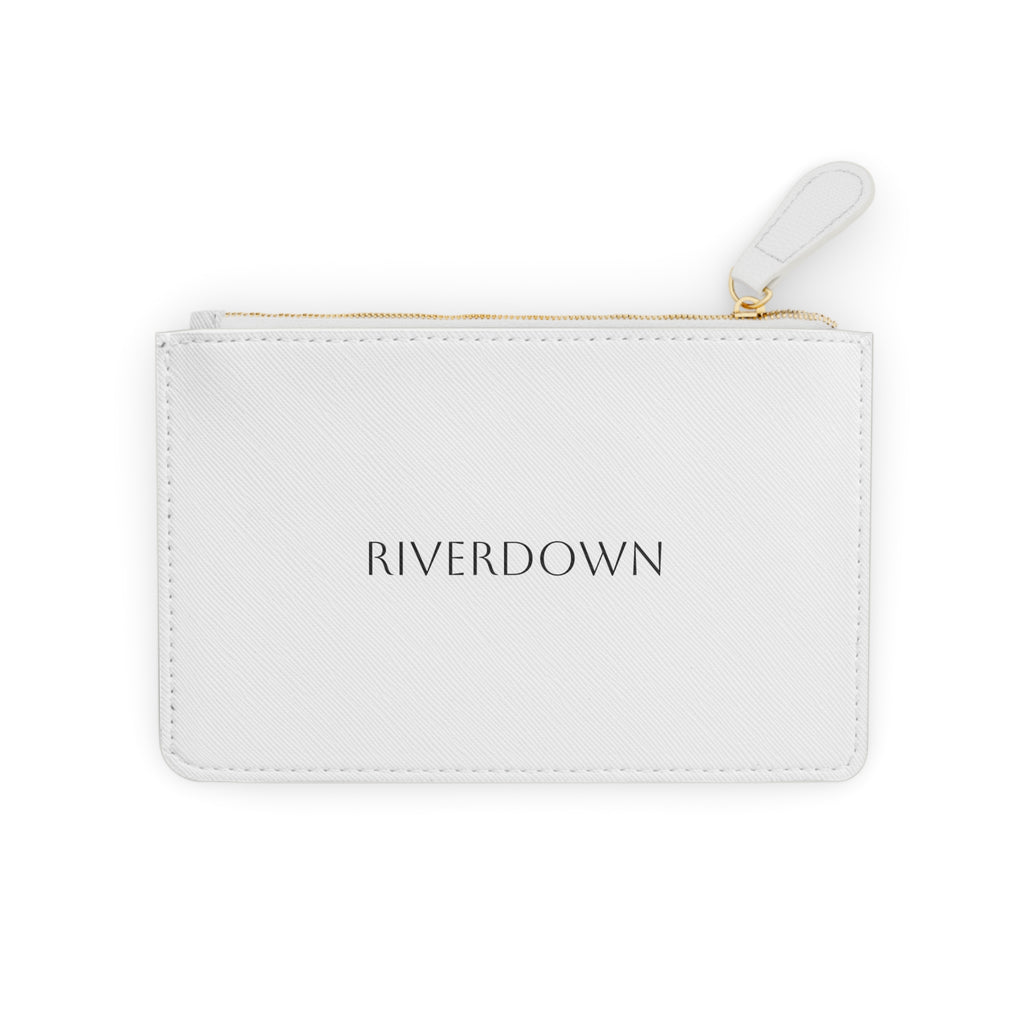 926 - Mini Clutch — Personalized 'RIVERDOWN' Minimalist Zip Pouch