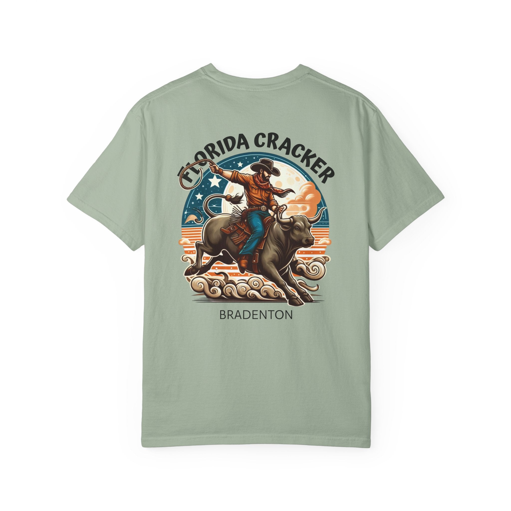 10 - Tee Multi Colors Florida Cracker -  Minimalist Initials T-Shirt