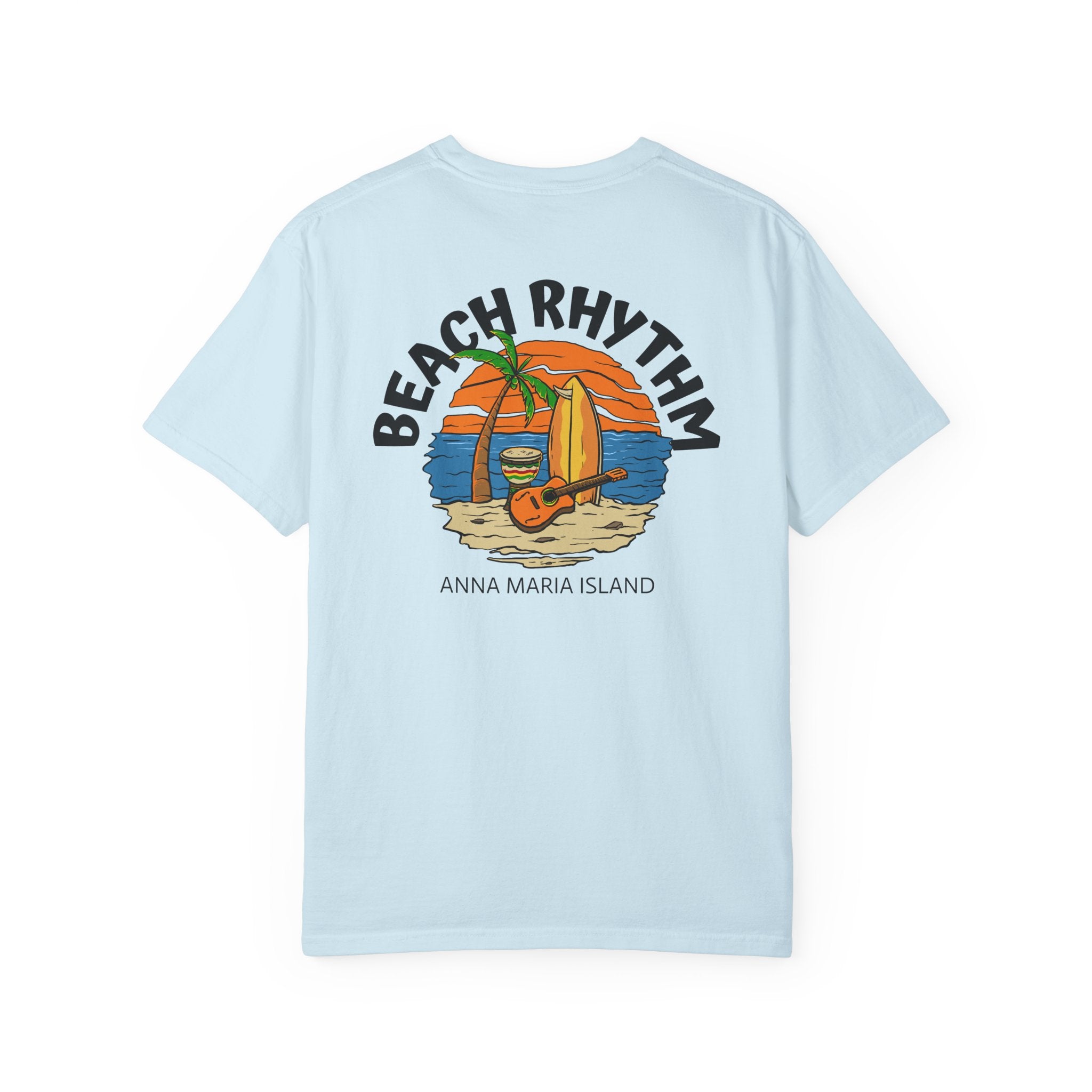10 - Tee Multi Colors Beach Rhythm Minimalist Initials T-Shirt