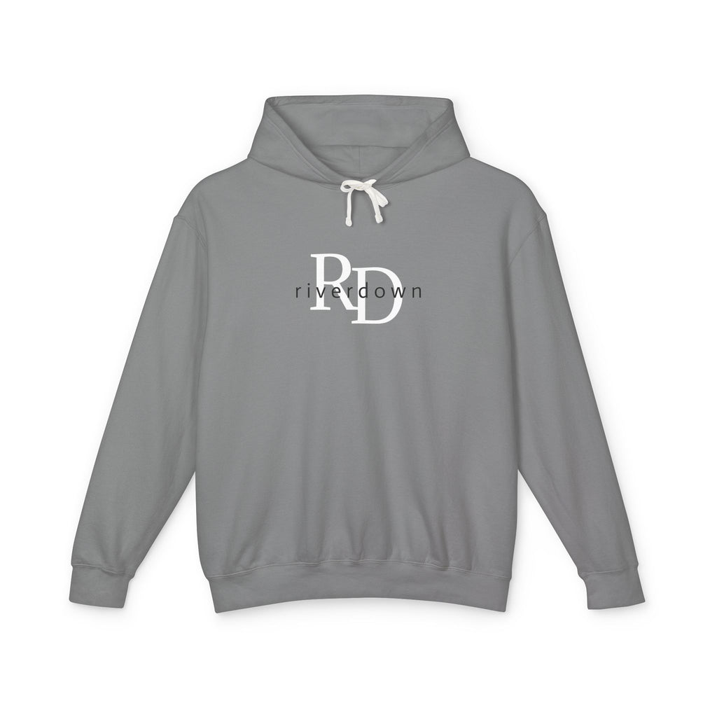 4 - Hoodie Multi Colors Collegiate Logo Hoodie — Lightweight Pastel Blue Sweatshirt