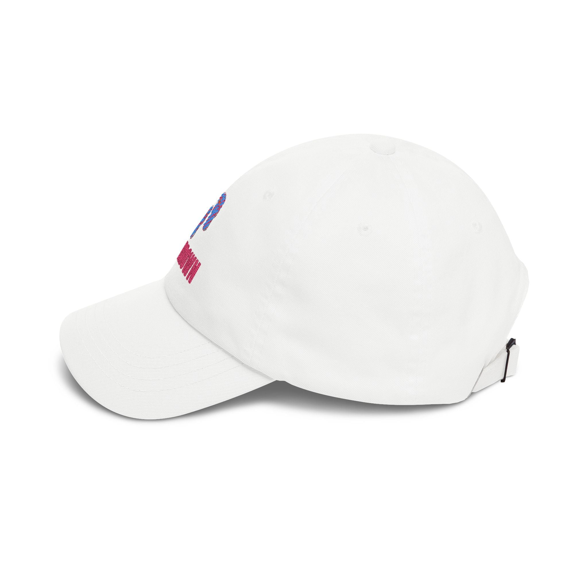 92 - Sandals Pink - Dad Cap — Riverdown Flip-Flop Logo Embroidered Hat