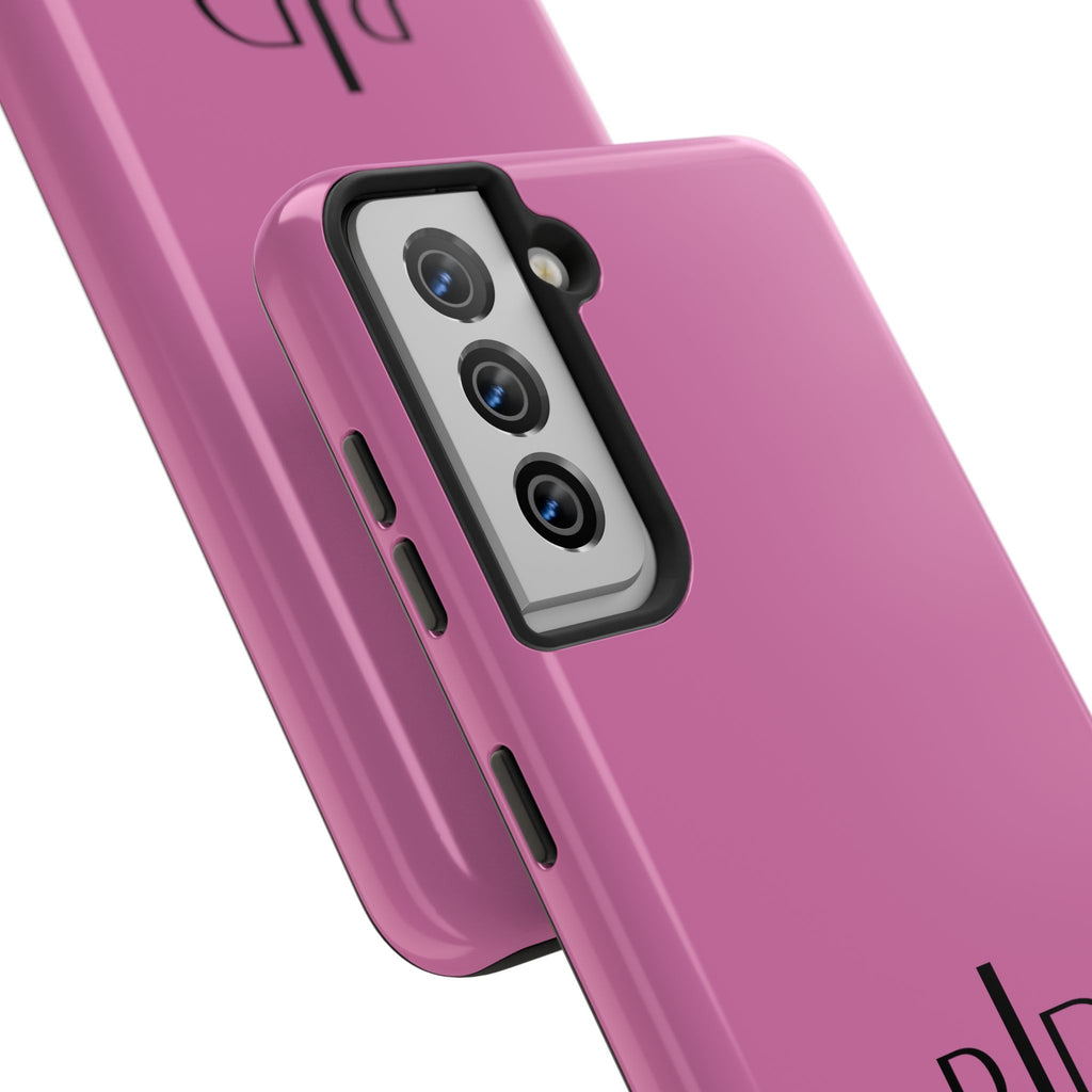 924 - Phone Case Pink Peddle — Durable Protective Phone Cover with Monogram Logo