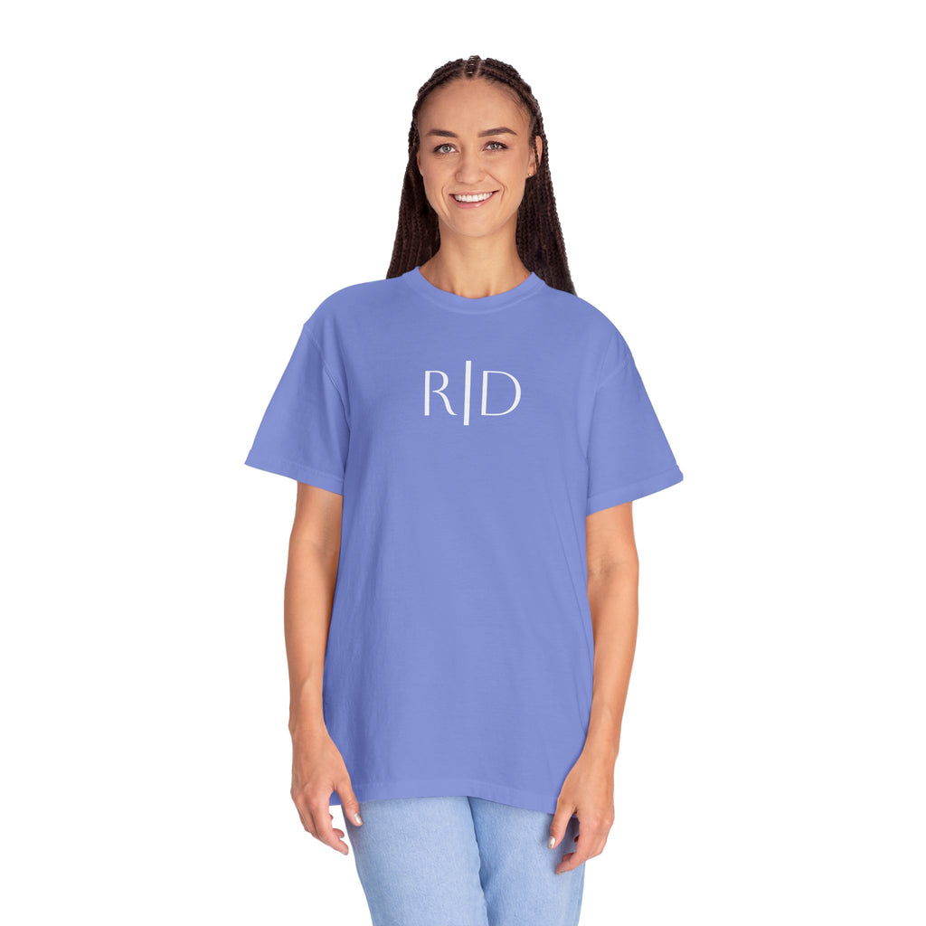 101 -  Tee Multi Colors Monogram R|D River Down Shop Classic Tee — Minimalist Initials T-Shirt