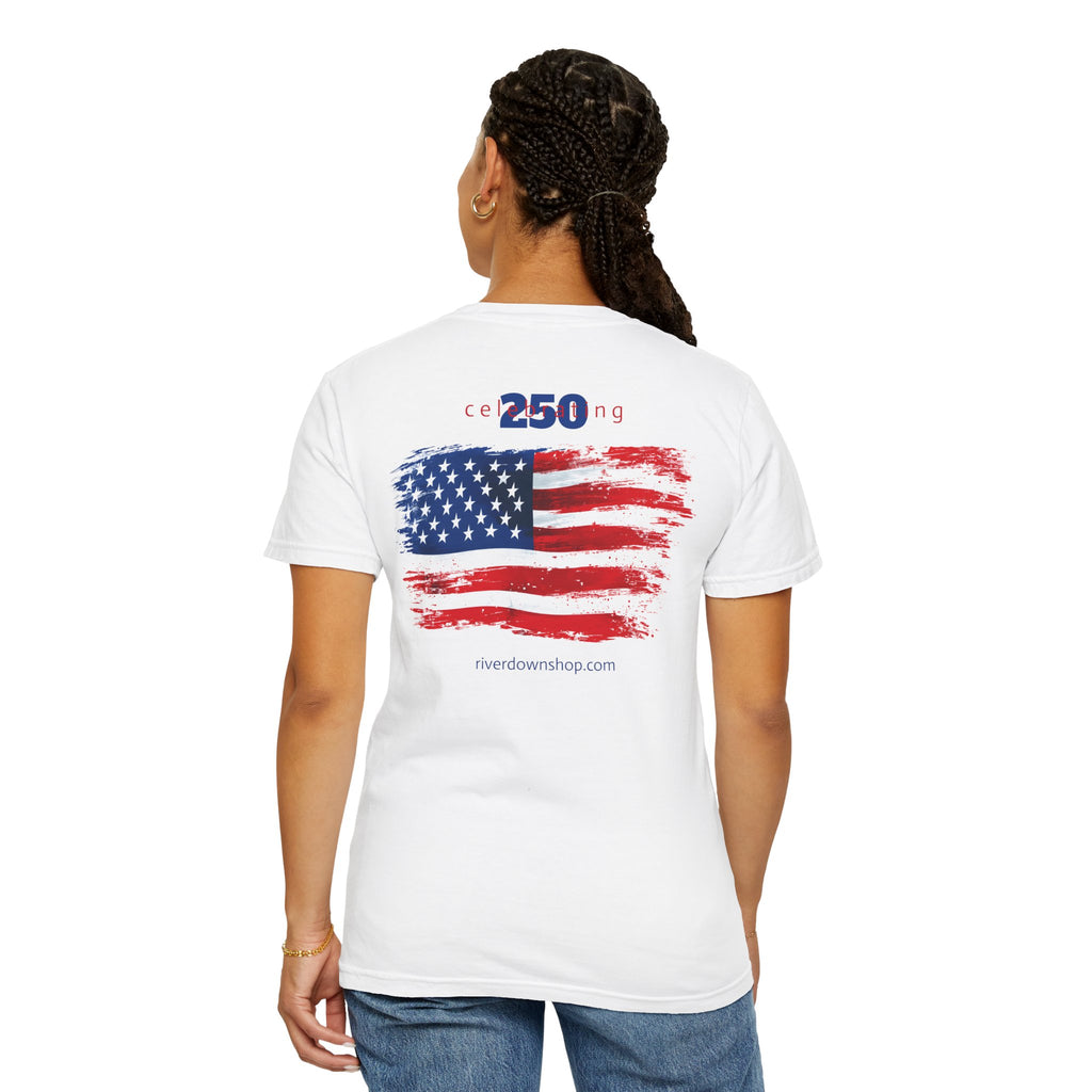 10 - Tee Multi Colors USA -  Minimalist Initials T-Shirt