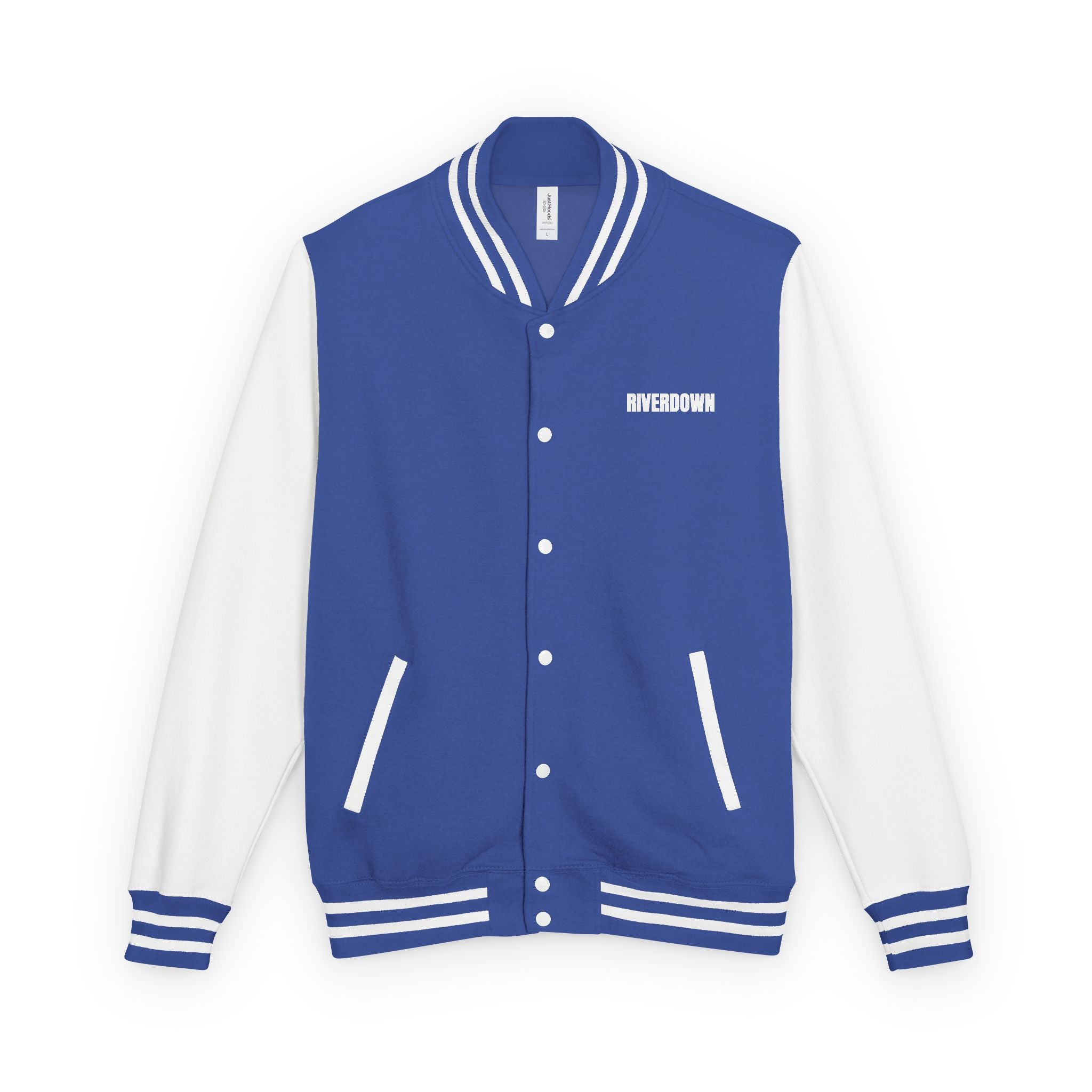 52 - Jacket Letterman - Classic Black & White Varsity Style with 'R|D' Chest Logo