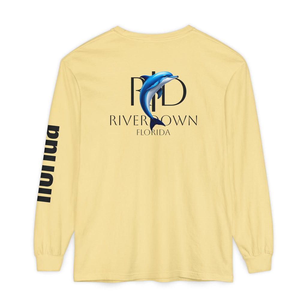 2 - Long Sleeve Tee Multi Colors 'R|D' — Florida Sleeve Graphic
