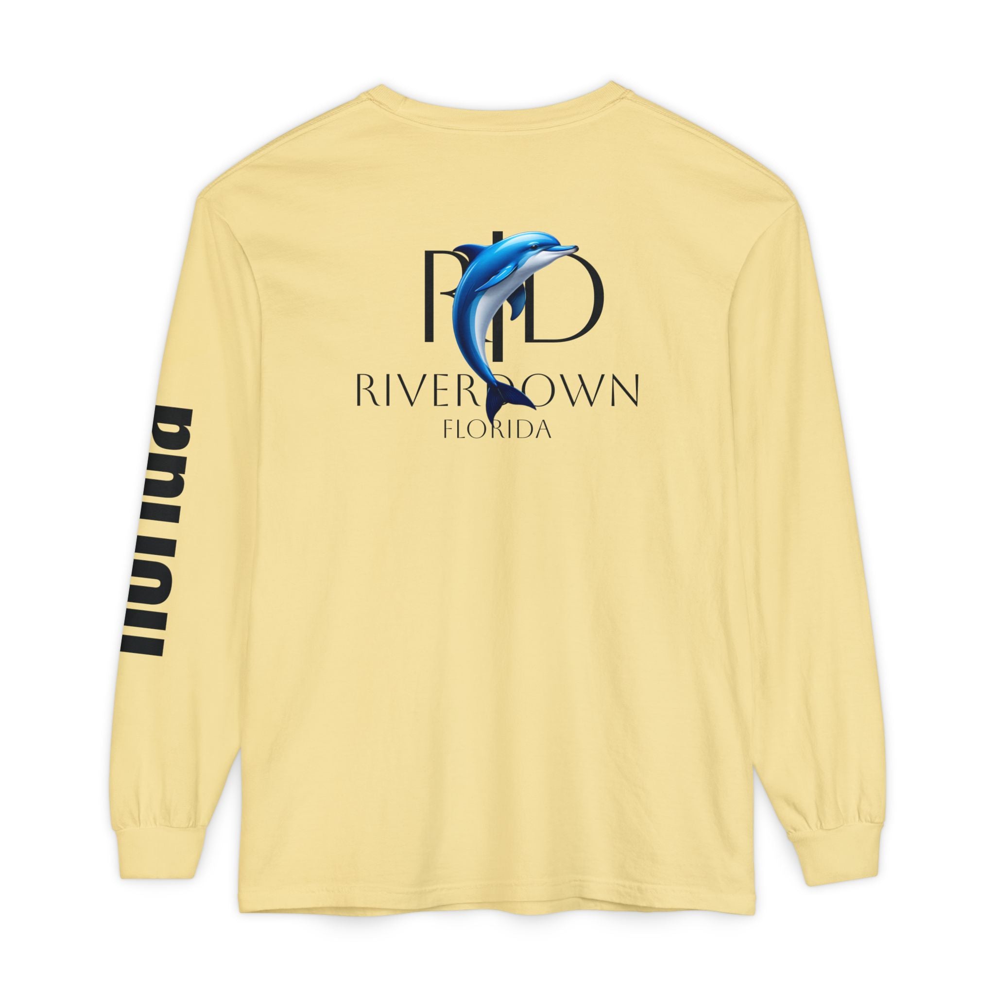 2 - Long Sleeve Tee Multi Colors 'R|D' — Florida Sleeve Graphic