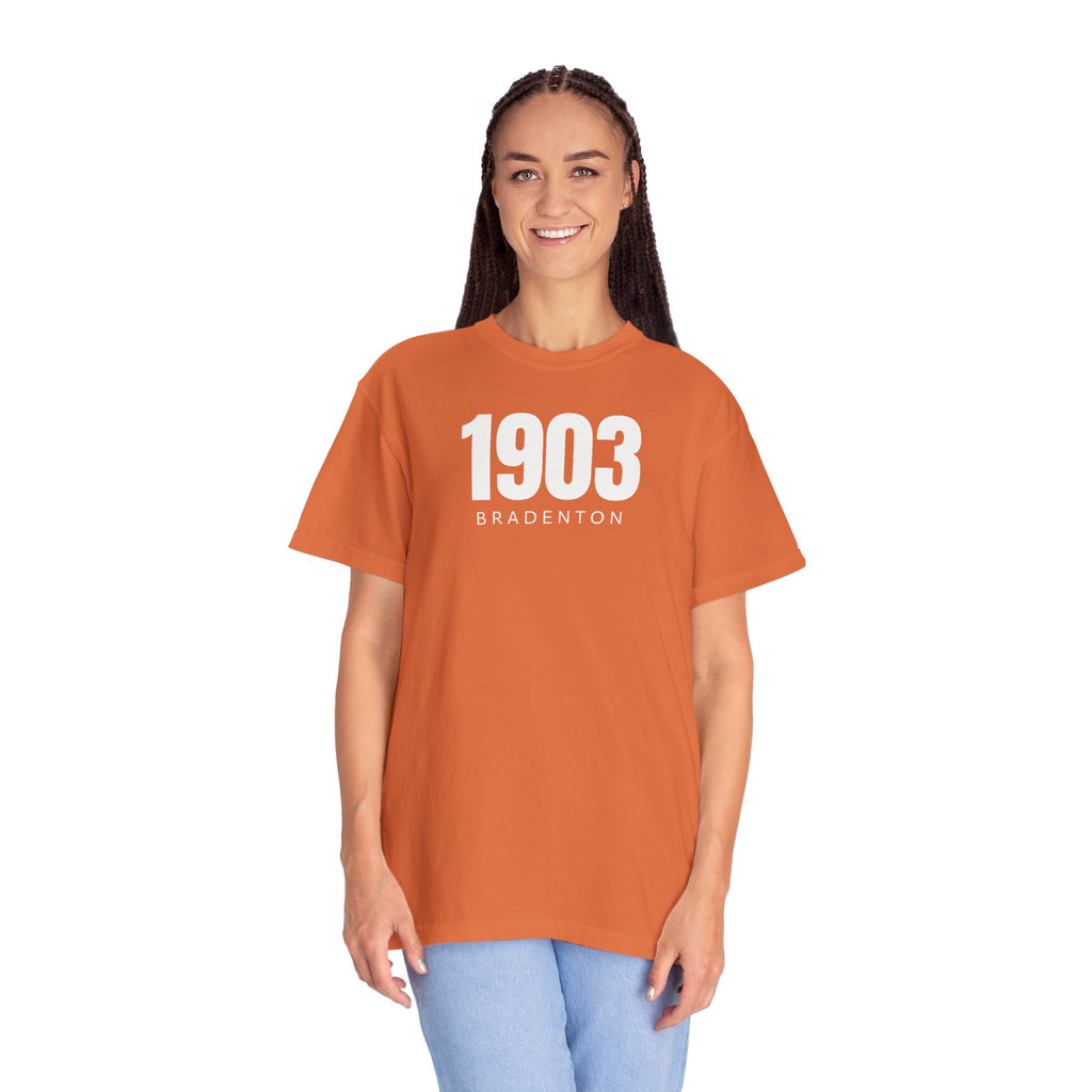 101 - Tee Multi Colors Bradenton 1903 Classic Tee — Minimalist Initials T-Shirt