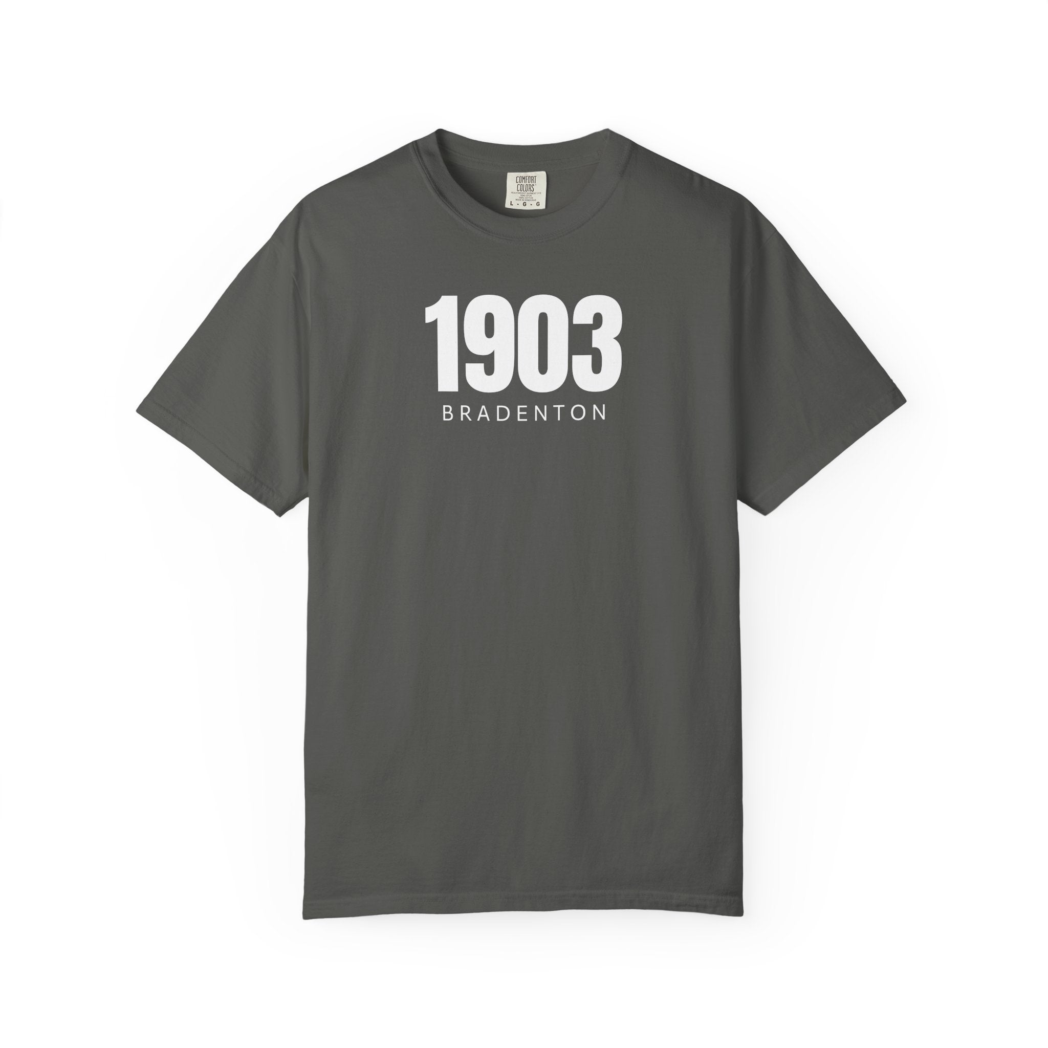 101 - Tee Multi Colors Bradenton 1903 Classic Tee — Minimalist Initials T-Shirt