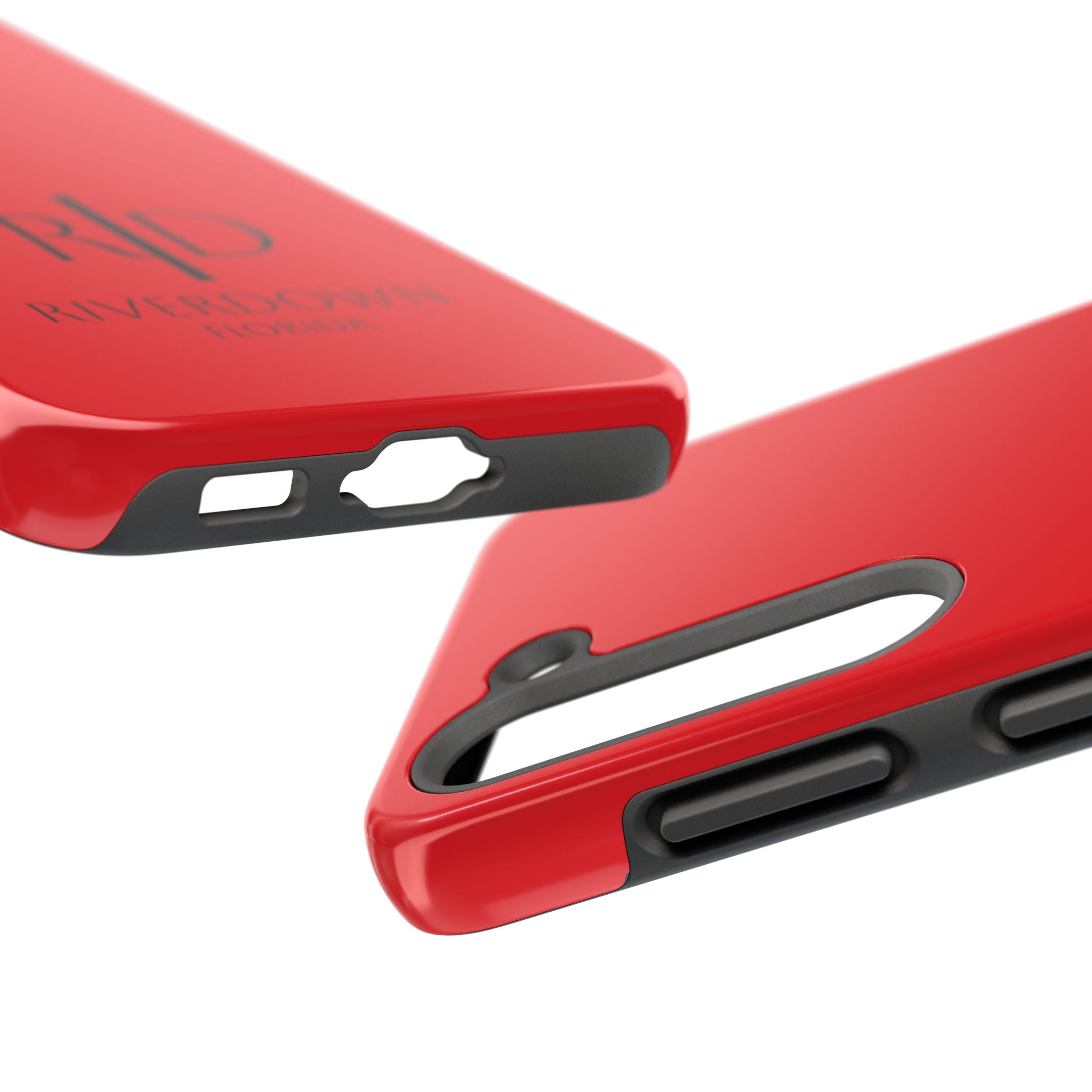 924 - Phone Case Red Berry — Durable Protective Phone Cover with Monogram Logo