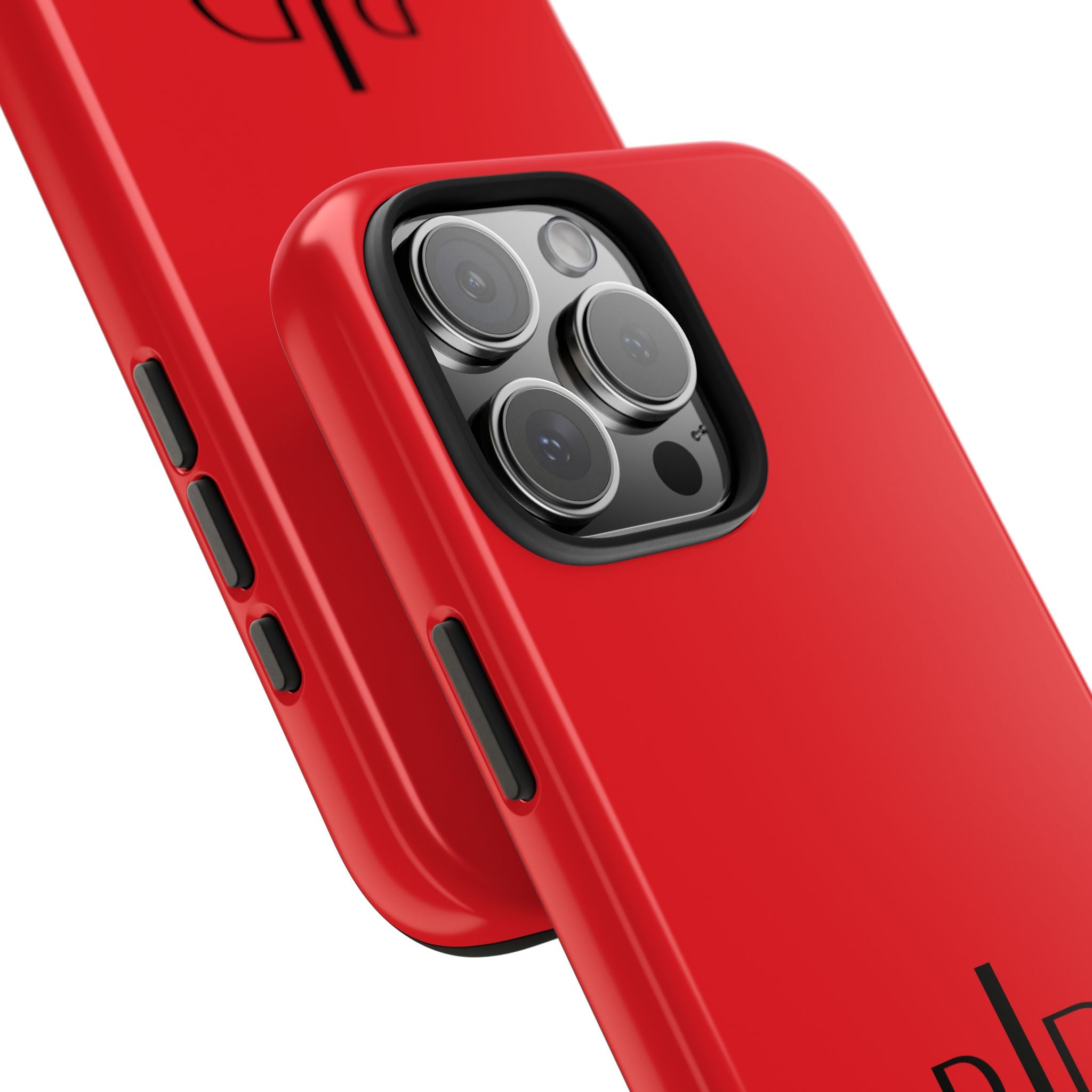 924 - Phone Case Red Berry — Durable Protective Phone Cover with Monogram Logo