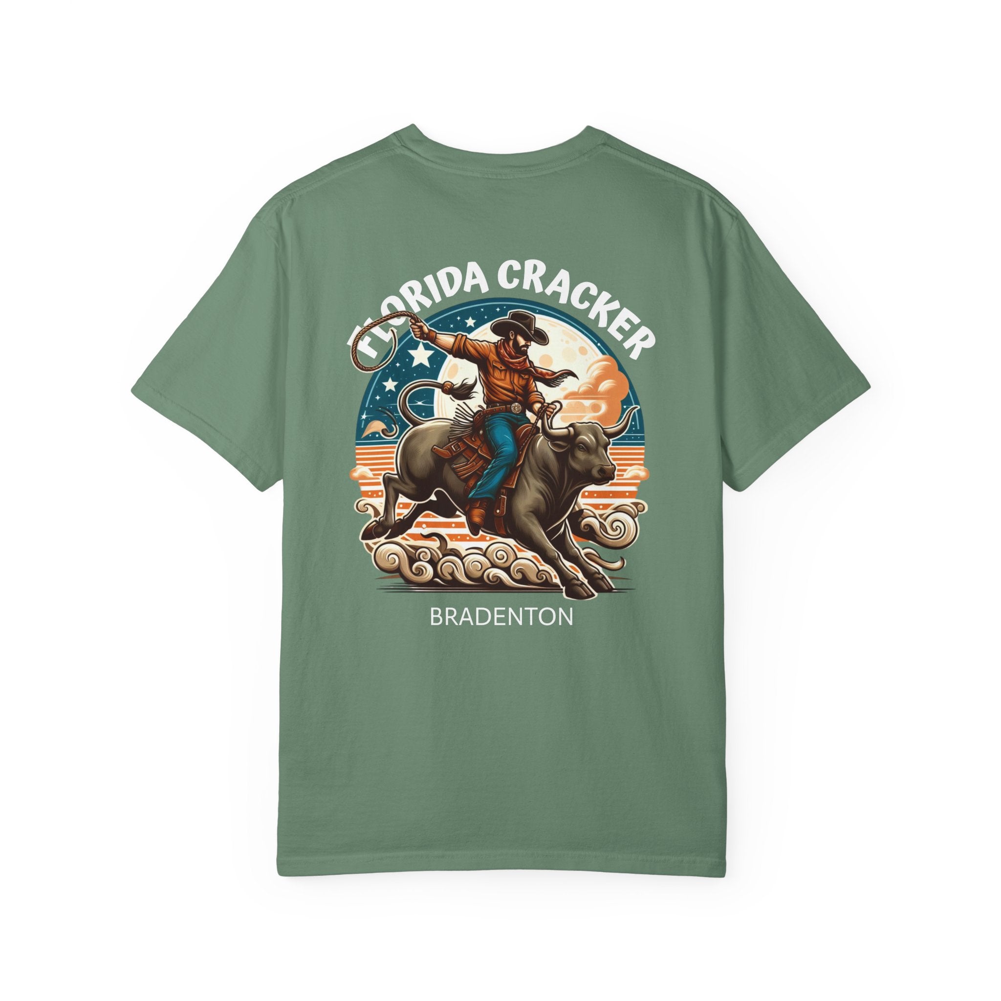 10 - Tee Multi Colors Florida Cracker -  Minimalist Initials T-Shirt